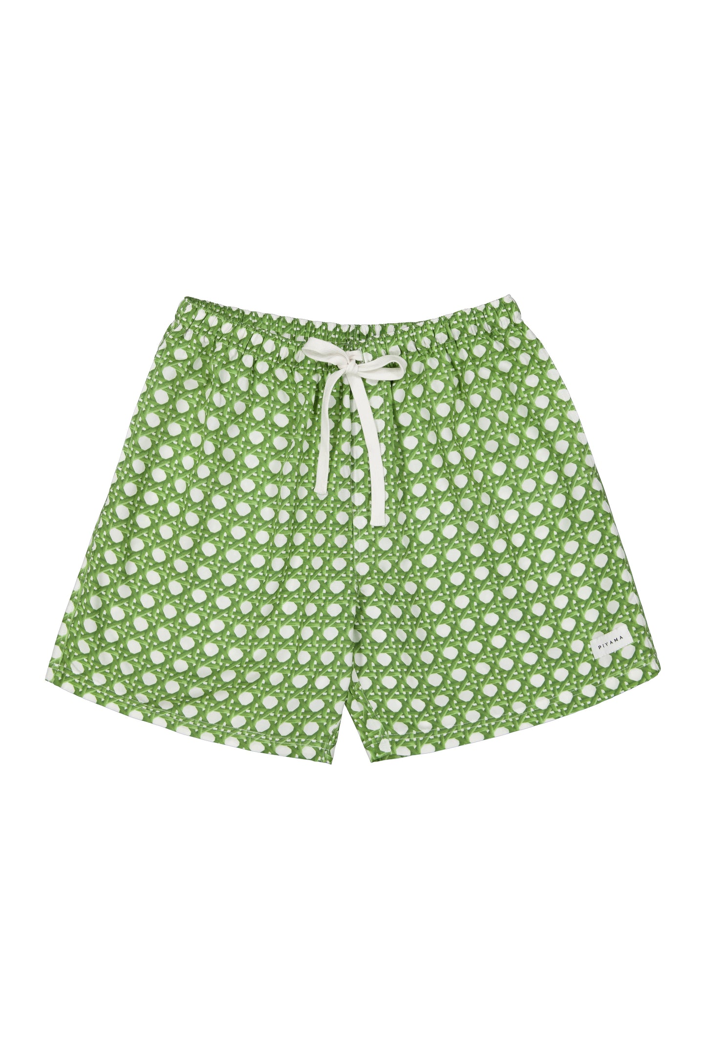 Mens Boxer Shorts - Rattan Green