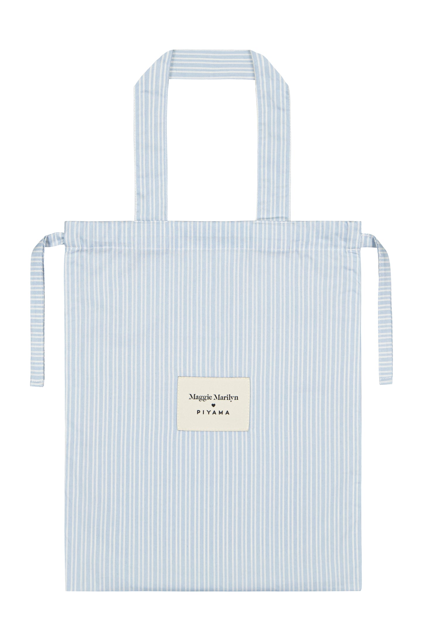 MM x PIYAMA - Felicity Frill Long Set - Egg Shell Stripe