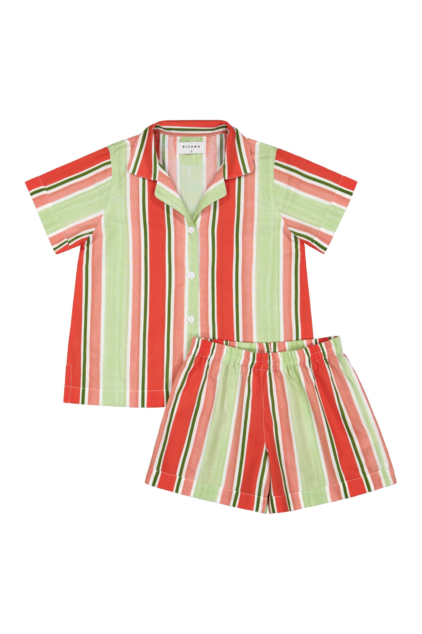Unisex Children's Sleep Set - Cotton Modal - Holiday Stripe