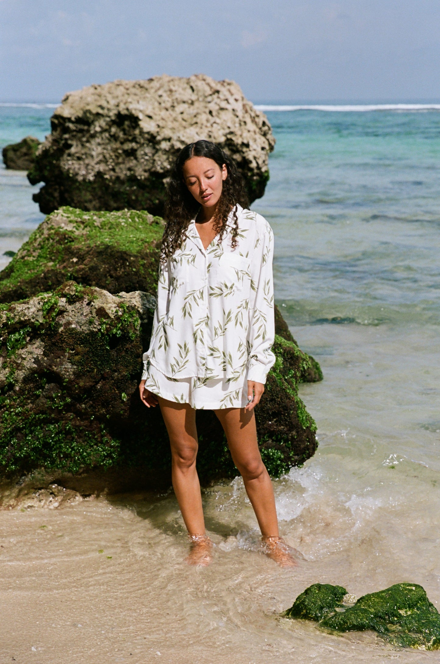 Marlon Sleep Set - Olive Leaf