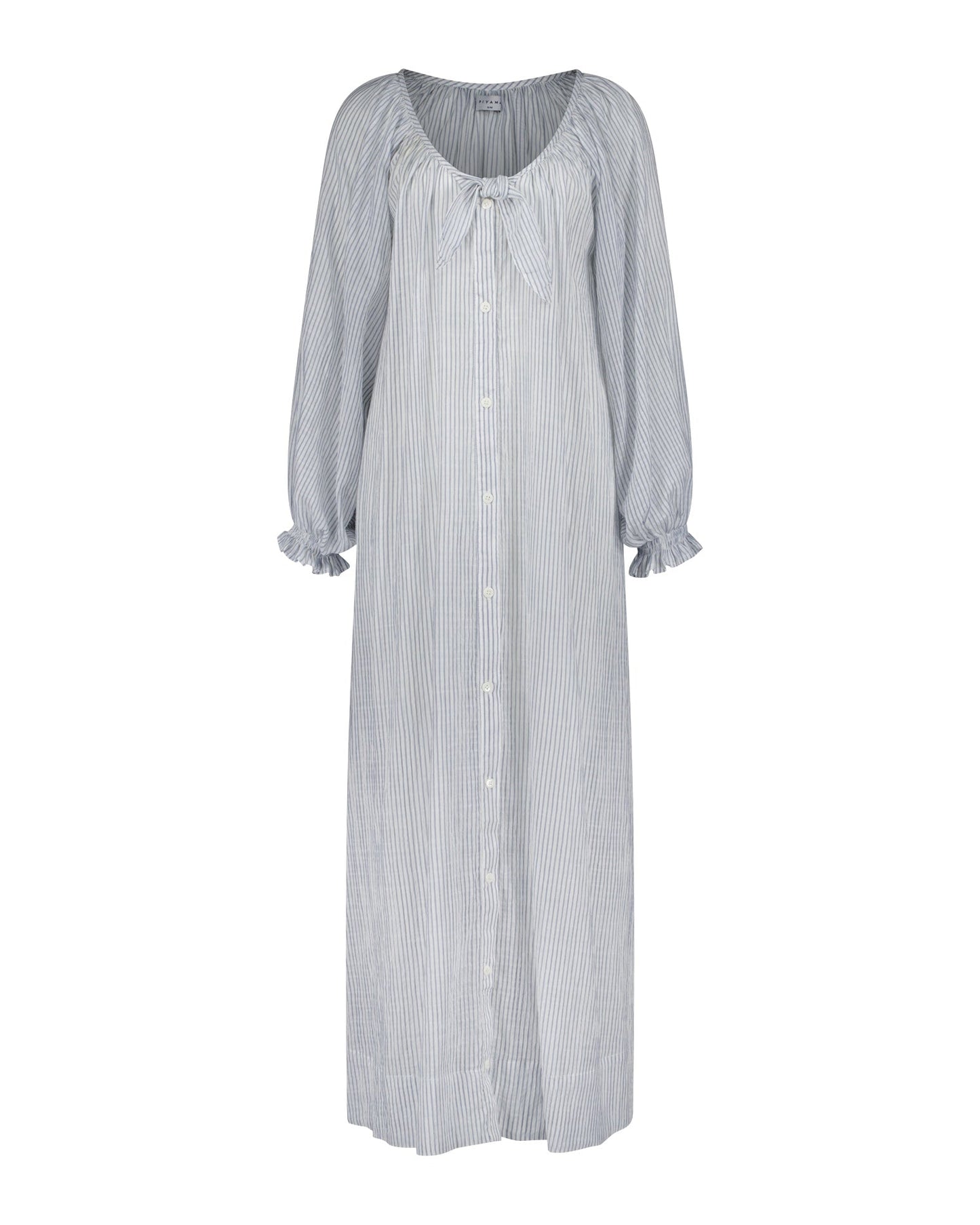 Heidi Resort Dress - Cotton - Stripe Navy