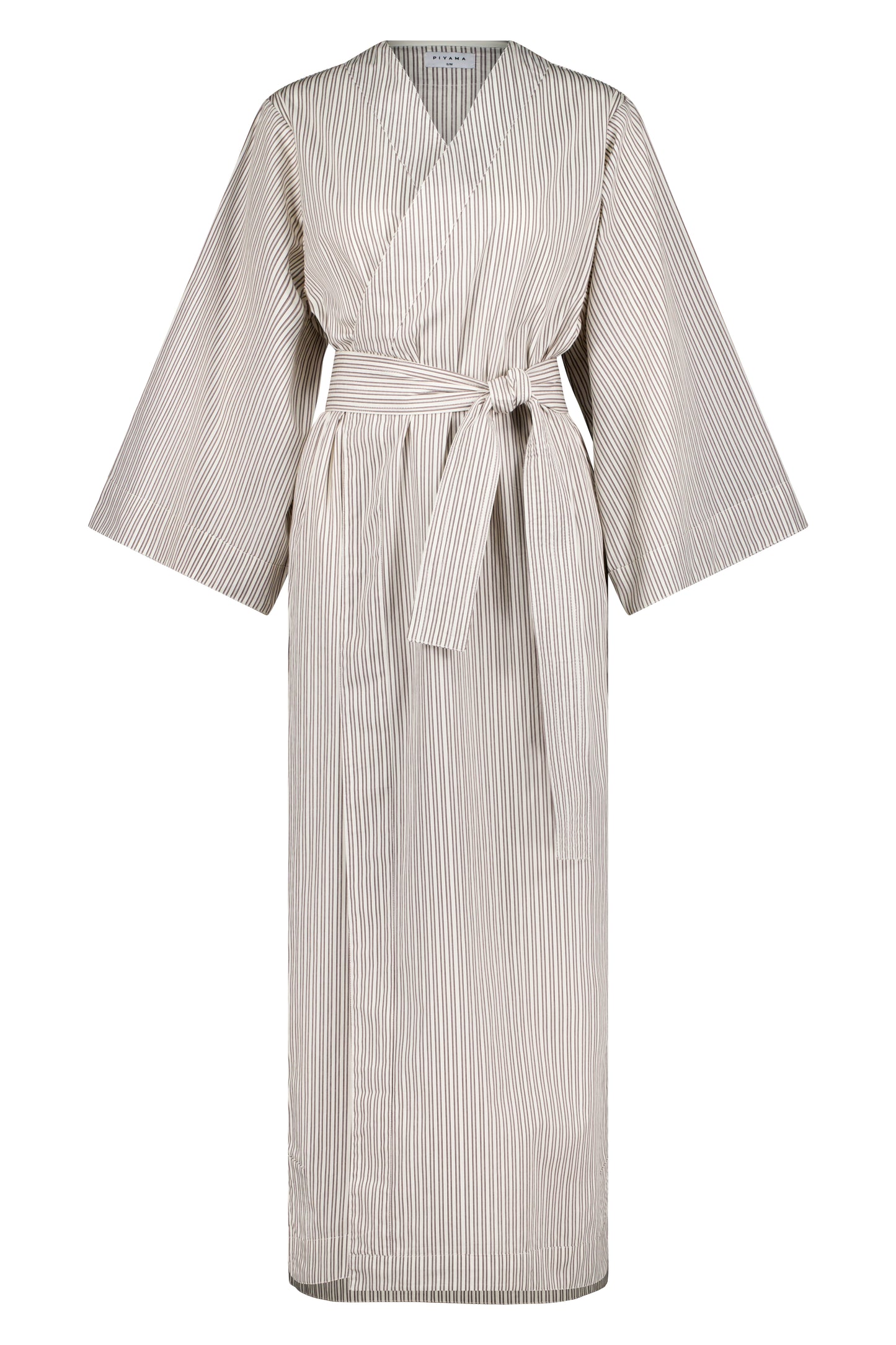 MM x PIYAMA - Alice Kimono - Chocolate Stripe