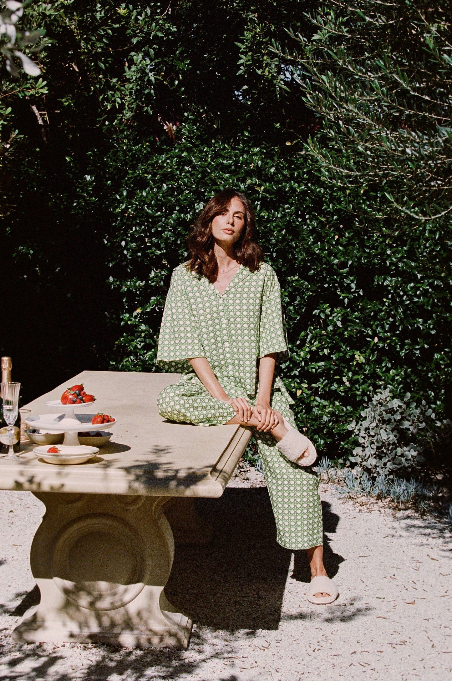 Lounge Set - Pants - Rattan Green