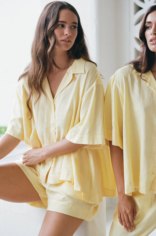 Lounge Set - Lyocell Linen - Mimosa