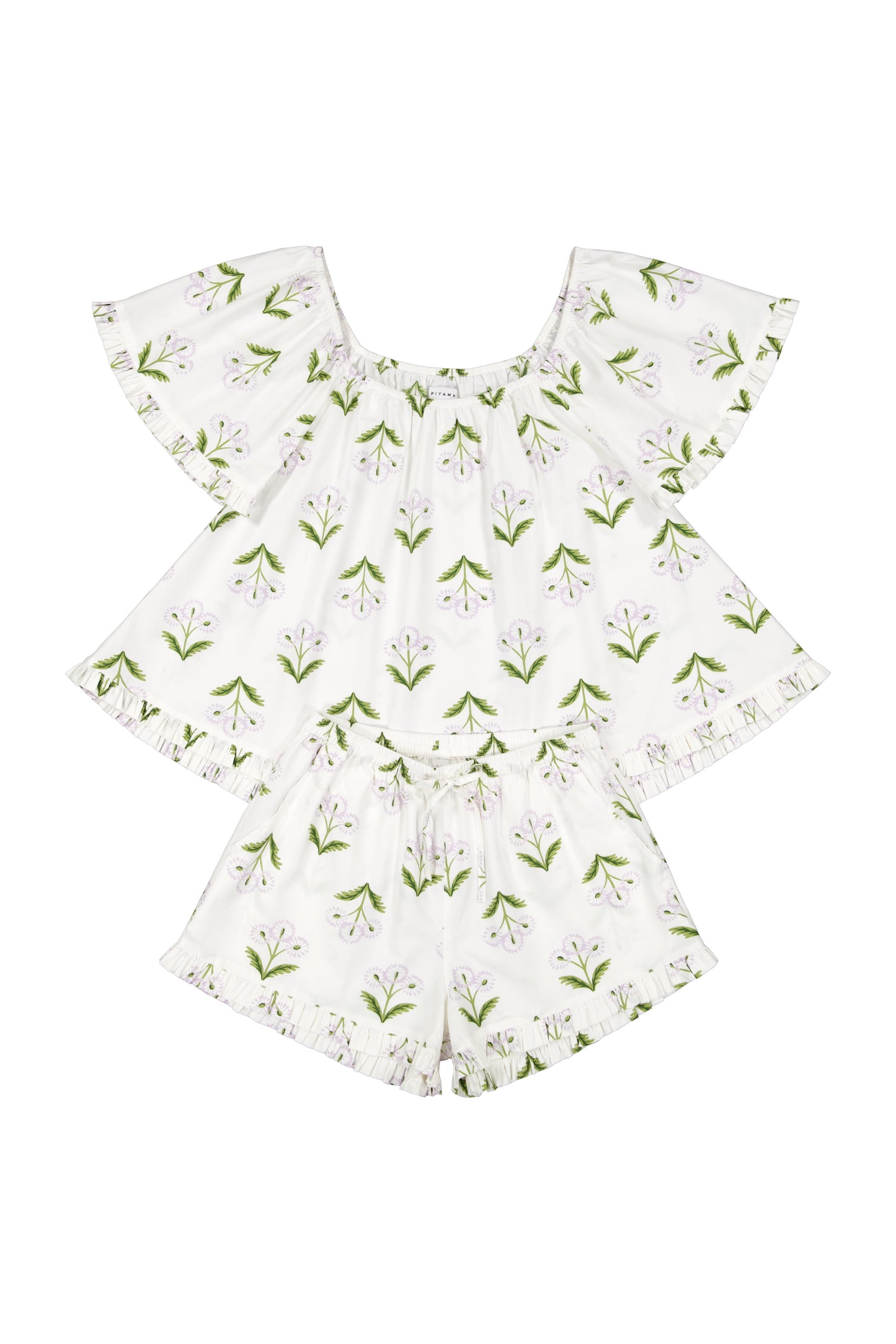 Betty Lounge Set - Cotton Modal - Dandelion Lilac