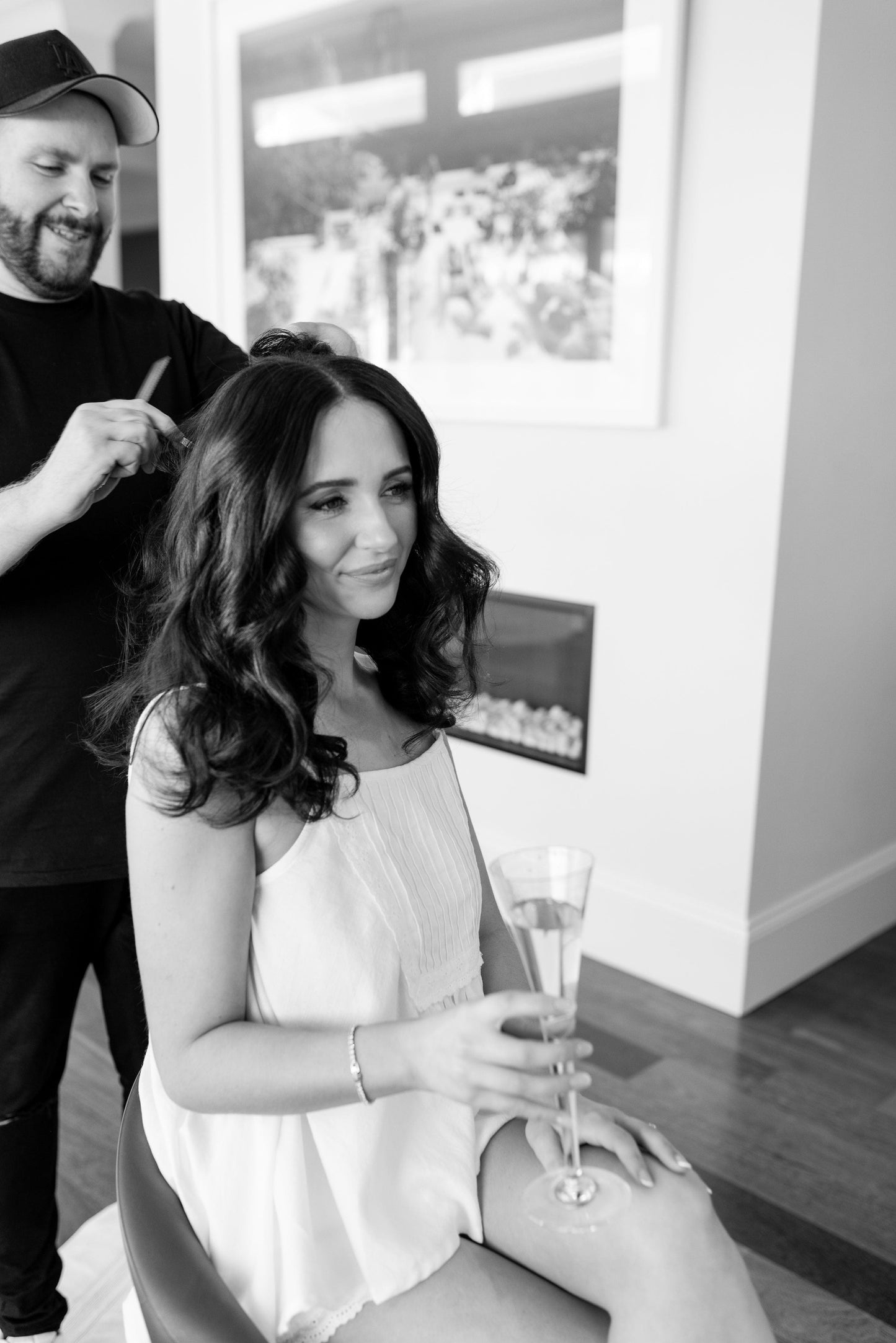 Lydia Sleep Set - Lyocell Linen - Coconut + Daisy Trim