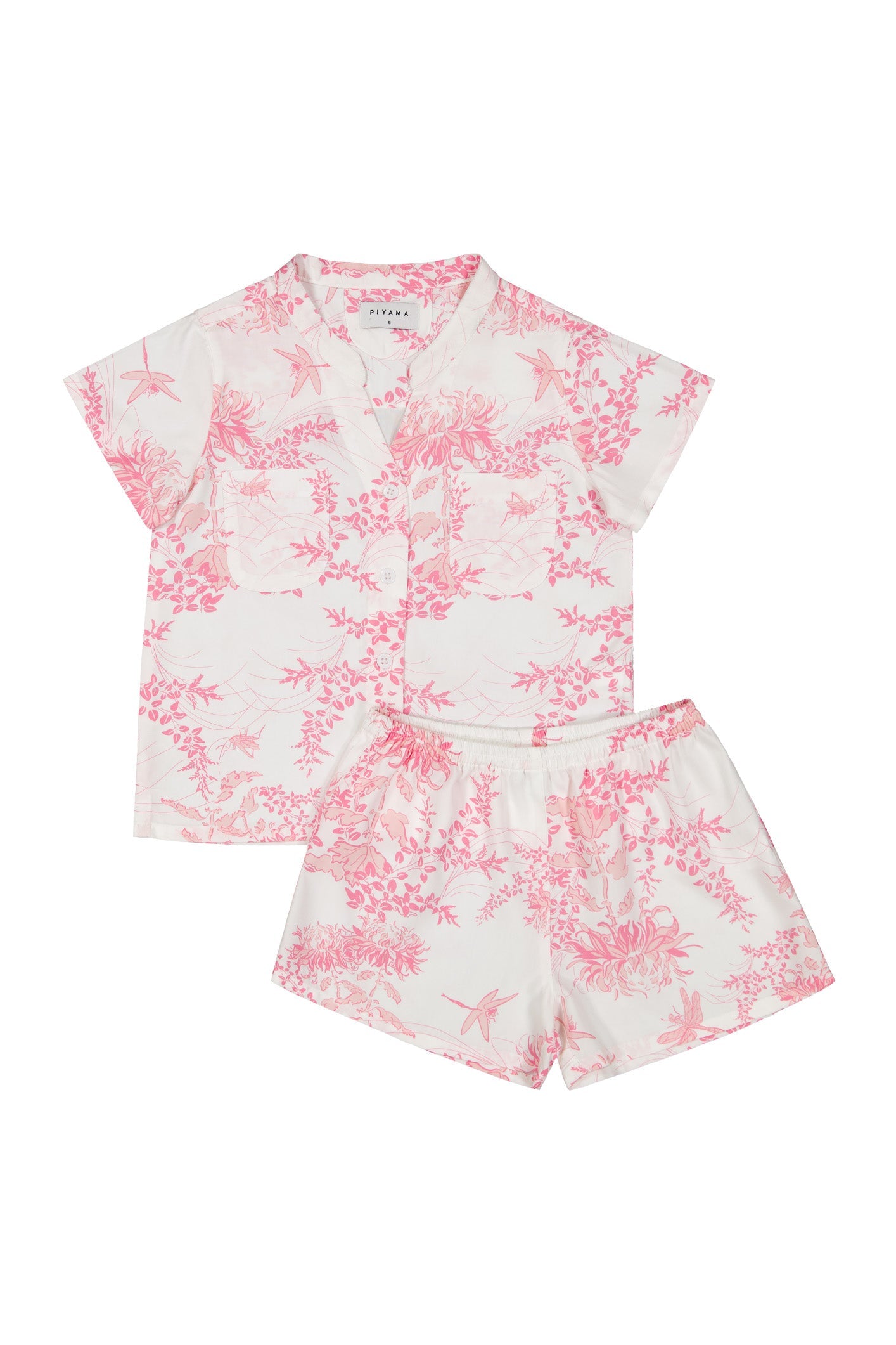 Girls Maggie Pyjama Set - ECOVERO™ - Summer Toile - Pink