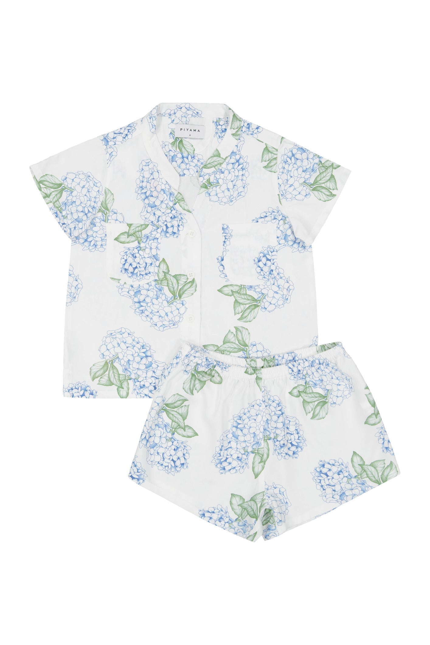Girls Maggie Pyjama Set - ECOVERO™ - Hydrangea Blue