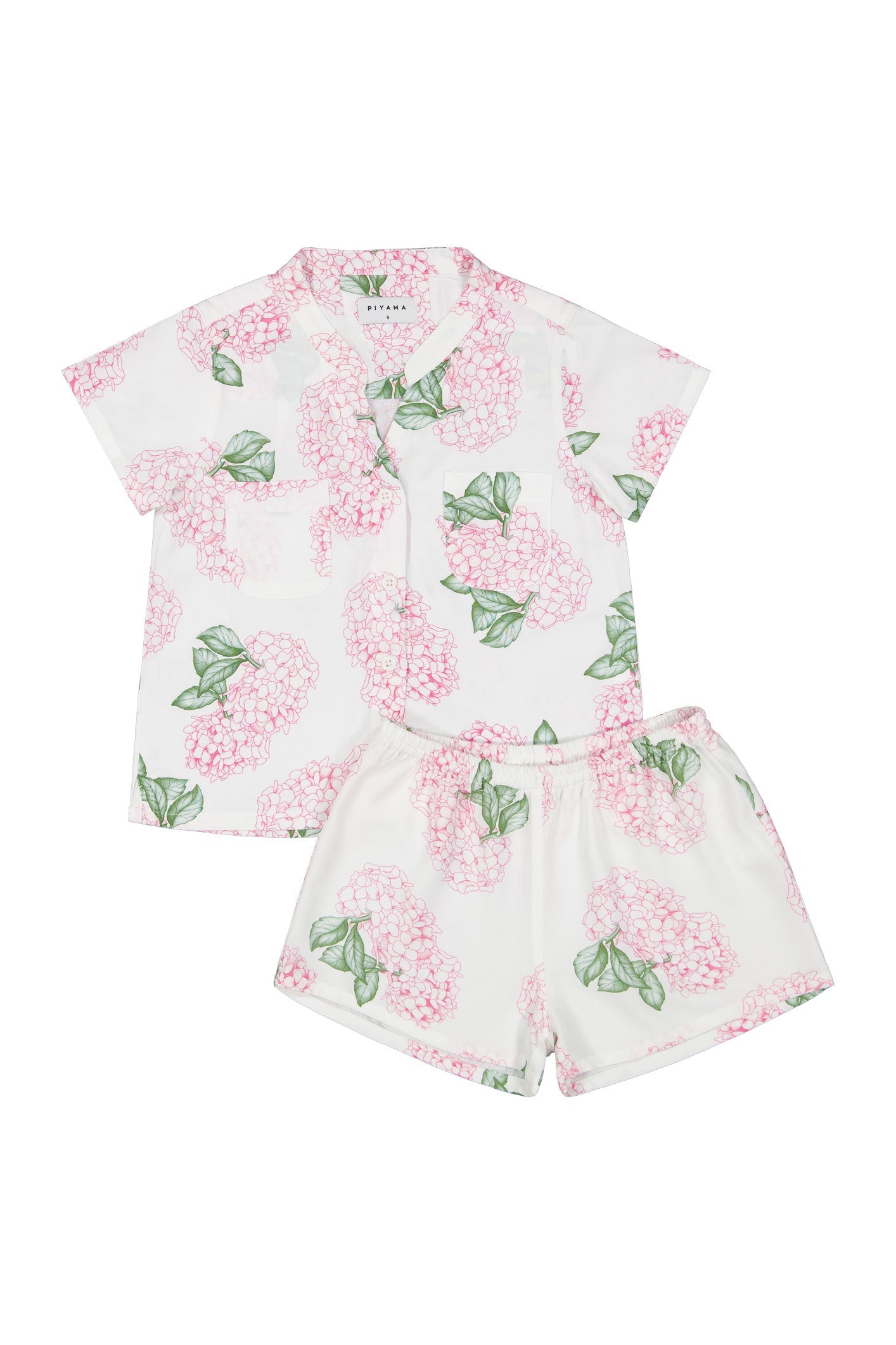 Girls Maggie Pyjama Set - ECOVERO™ - Hydrangea Pink