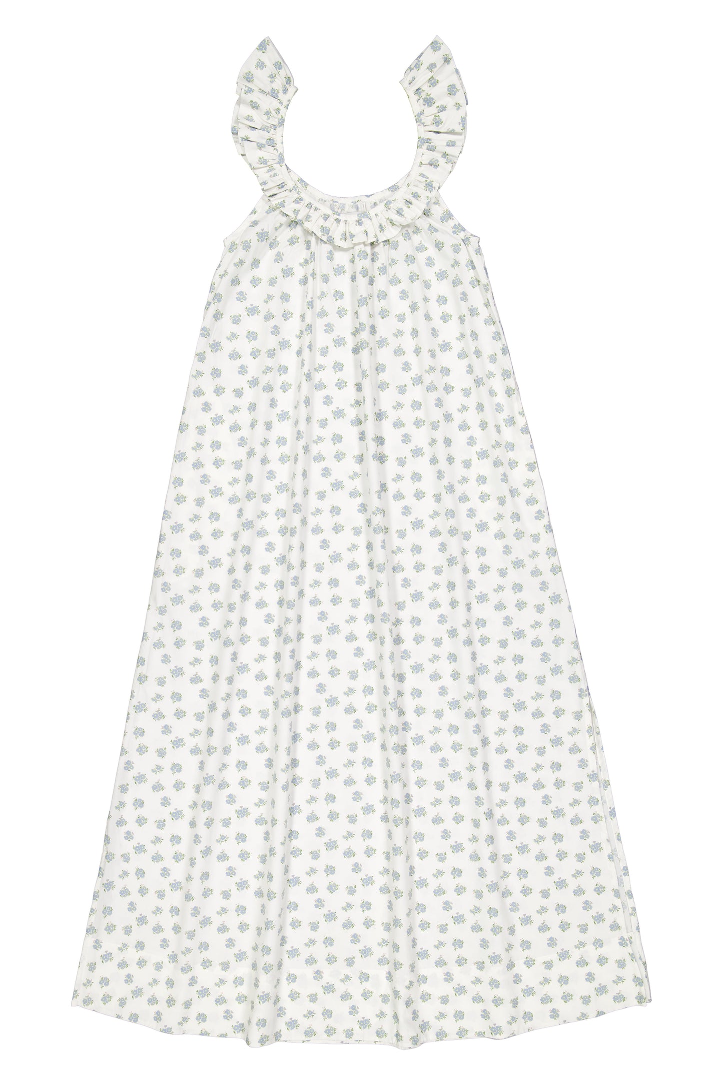 Margot Nightie - Cotton Modal - Meadow Blue