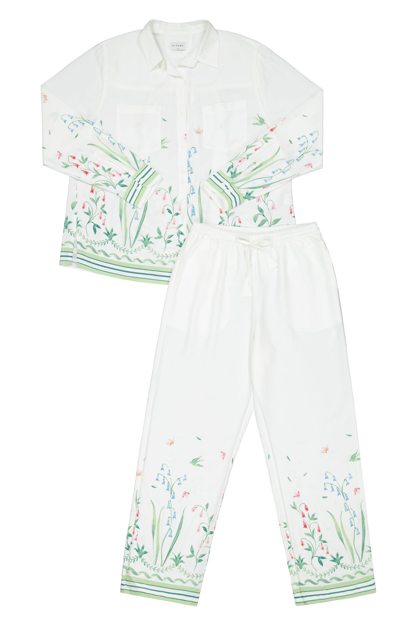 Marlon Long Sleep Set - ECOVERO™ - Botanic