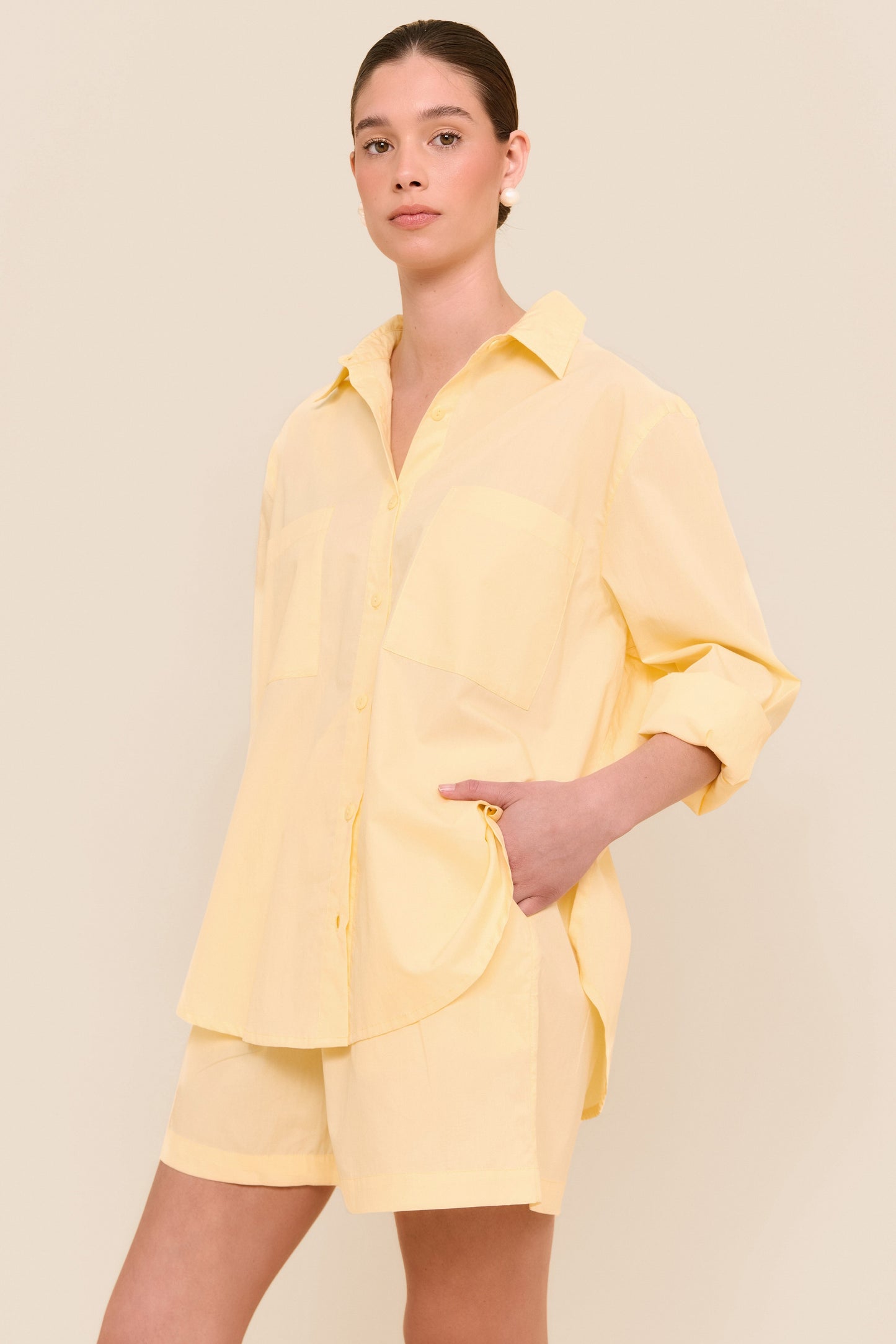 Stevie Lounge Set - Cotton - Buttercup