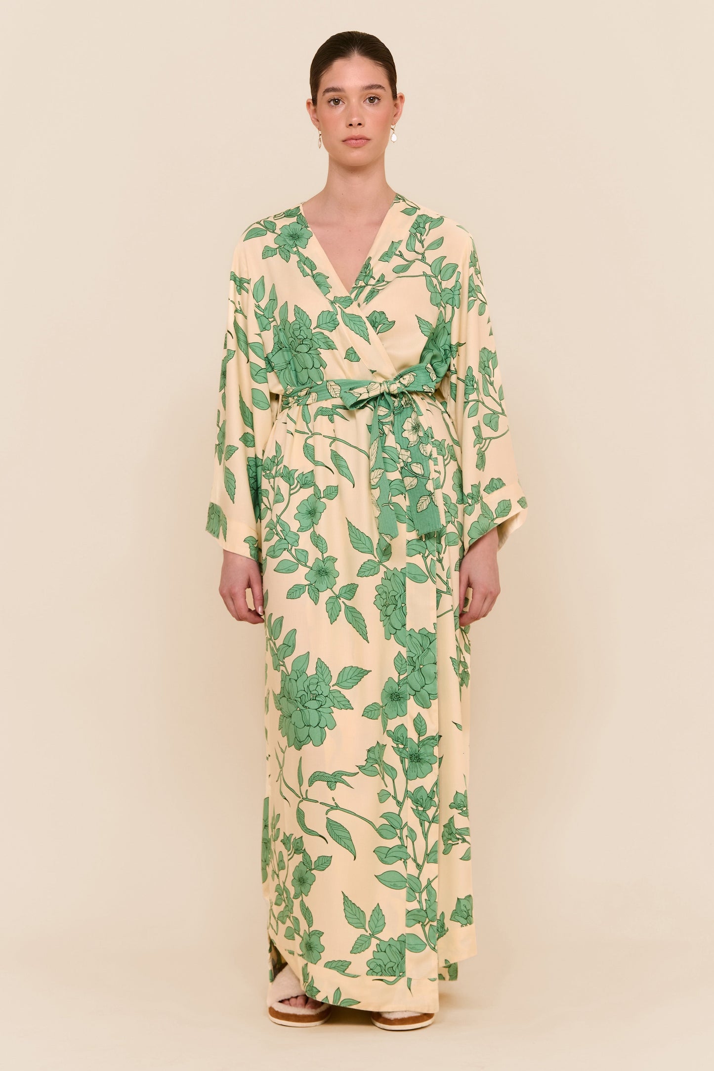 Alice Kimono Robe - Twill - Romantic Floral