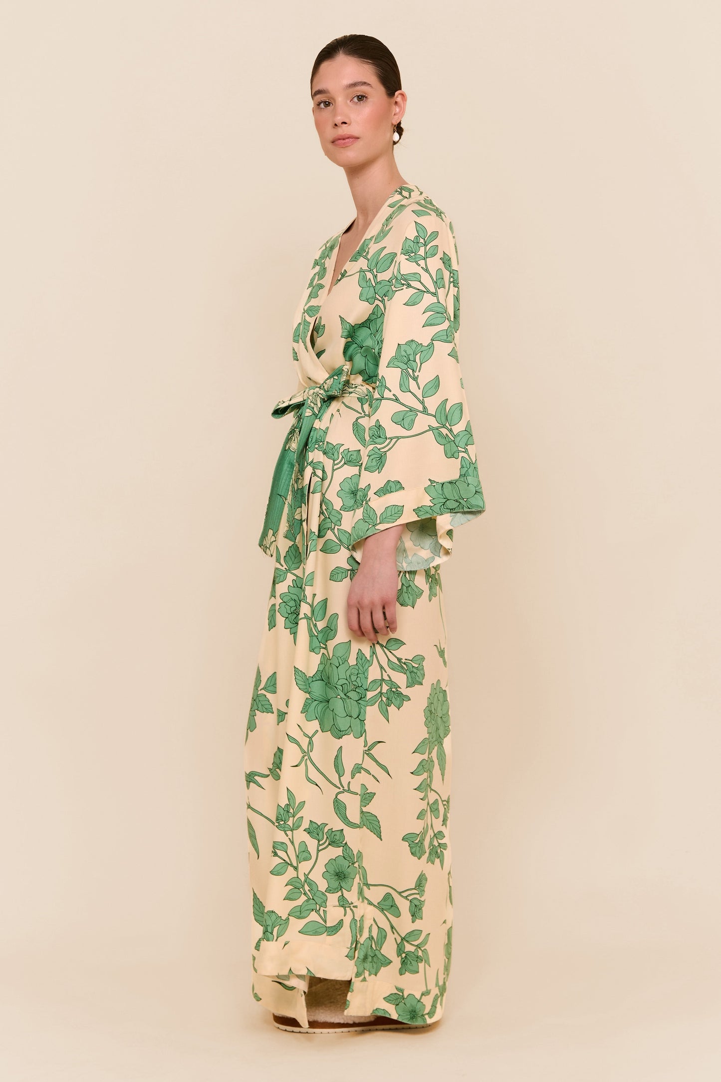 Alice Kimono Robe - Twill - Romantic Floral