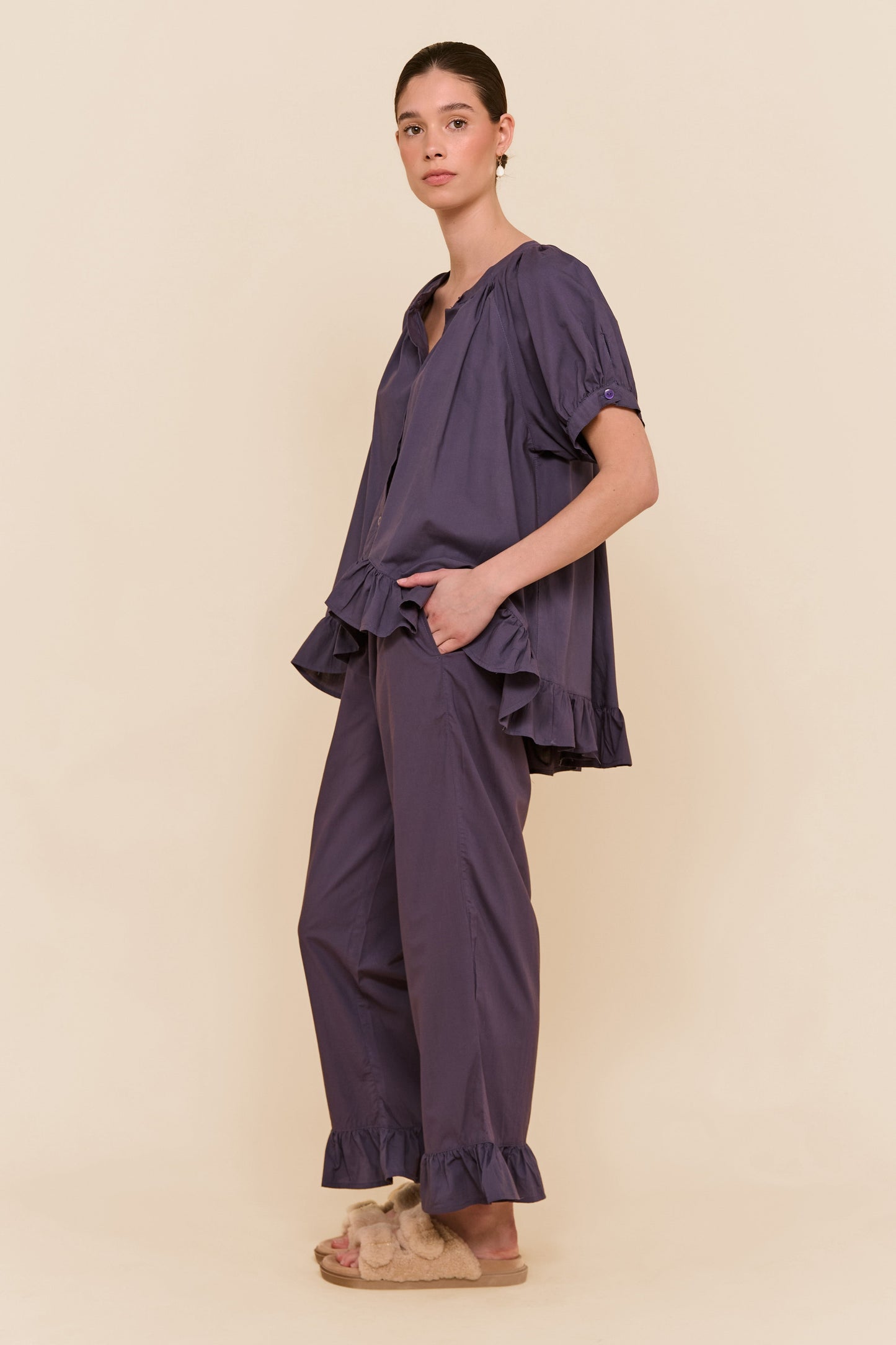 Sophie Sleep Set - Pants - Cotton Modal - Midnight Blue