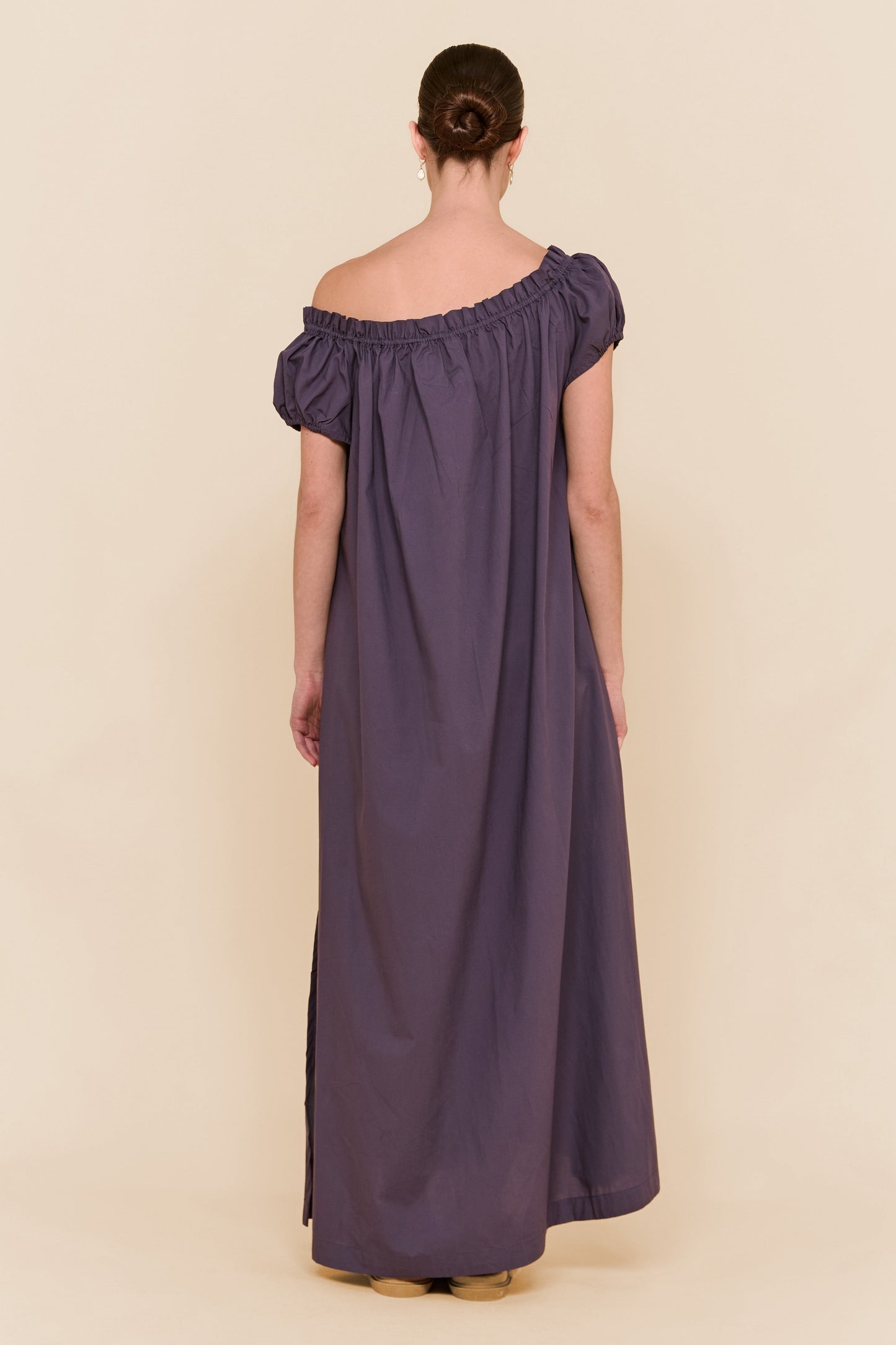 Lily Lounge Dress - Cotton Modal - Midnight
