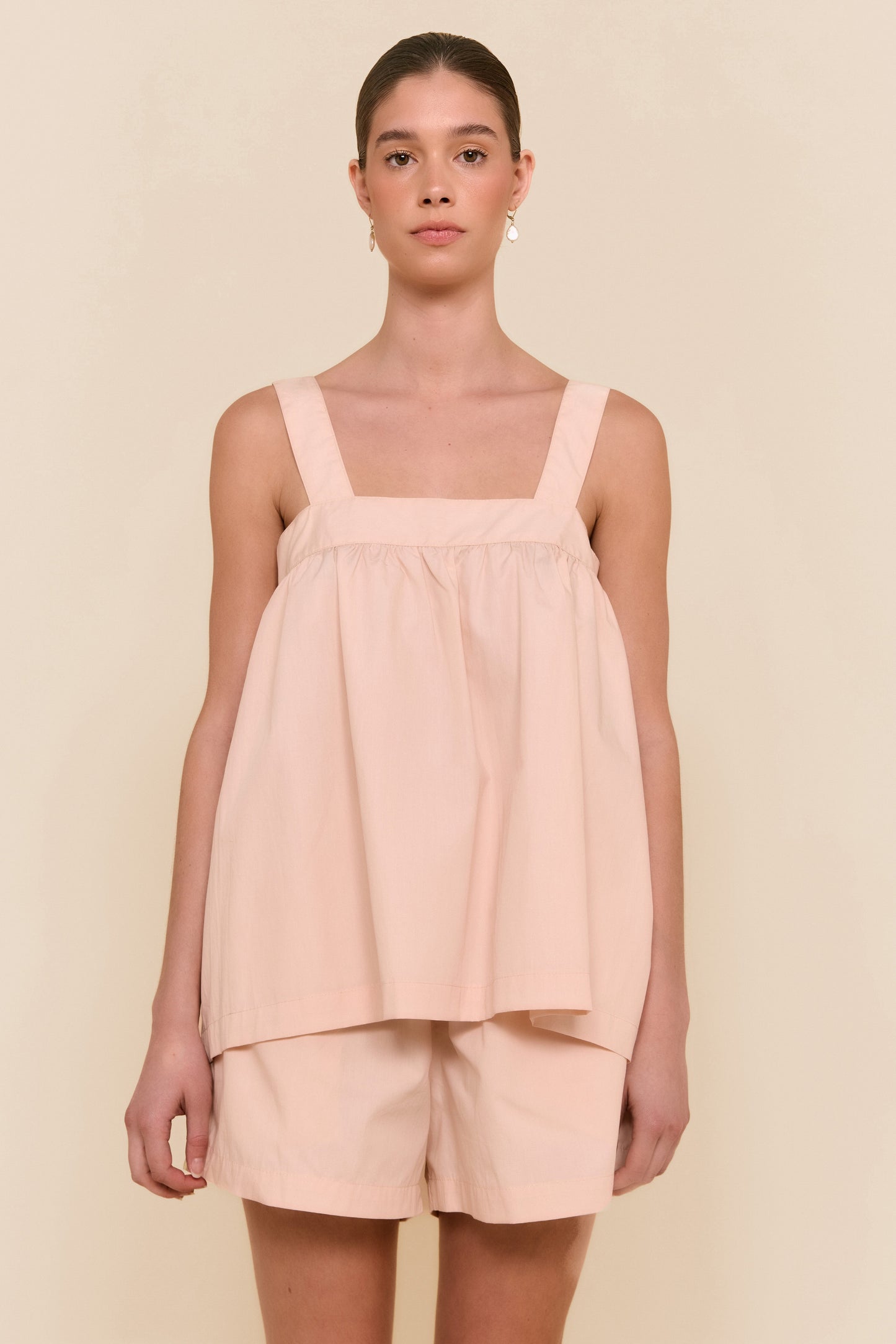 Suzie Sleep Set - Cotton - Nude