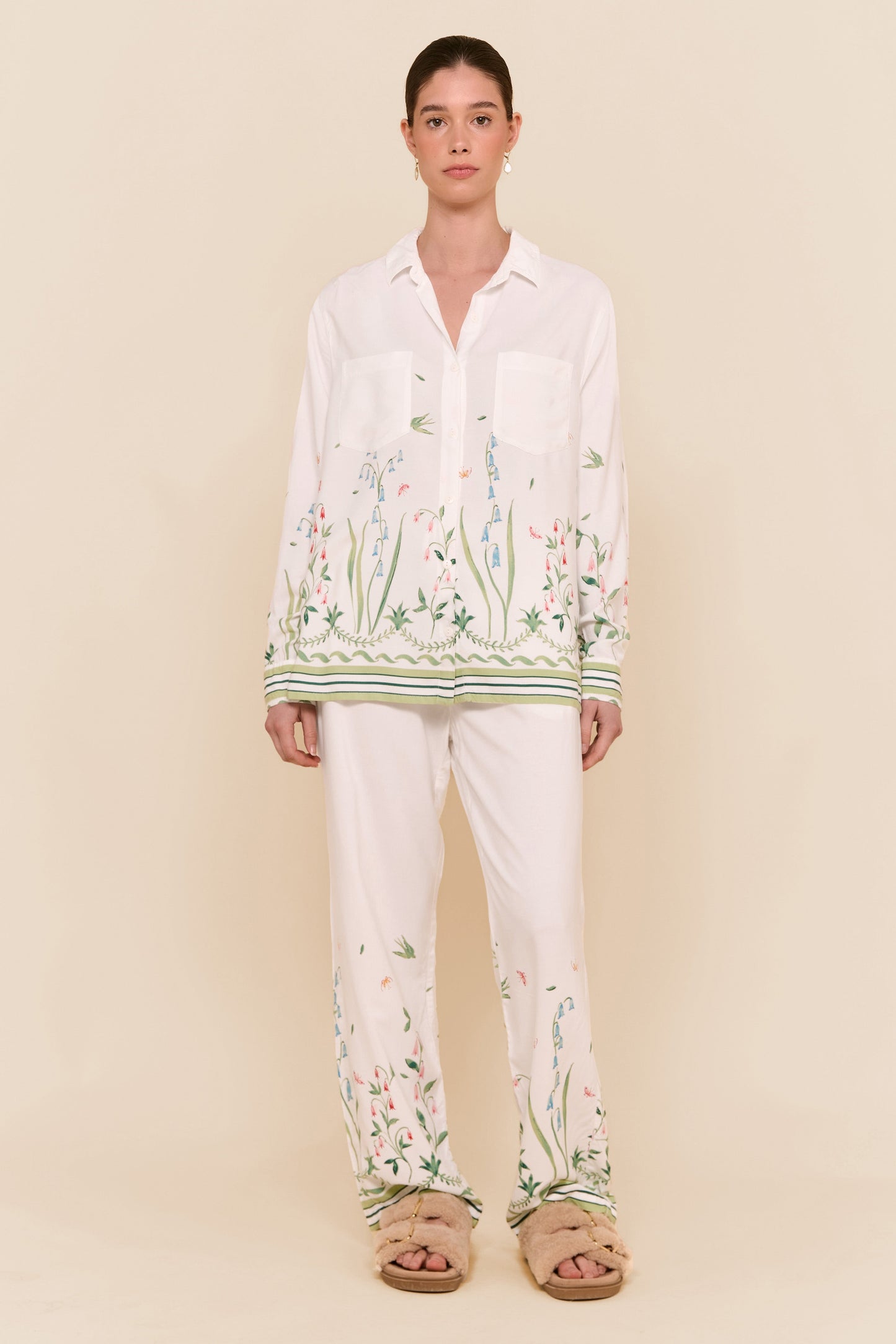 Marlon Long Sleep Set - ECOVERO™ - Botanic