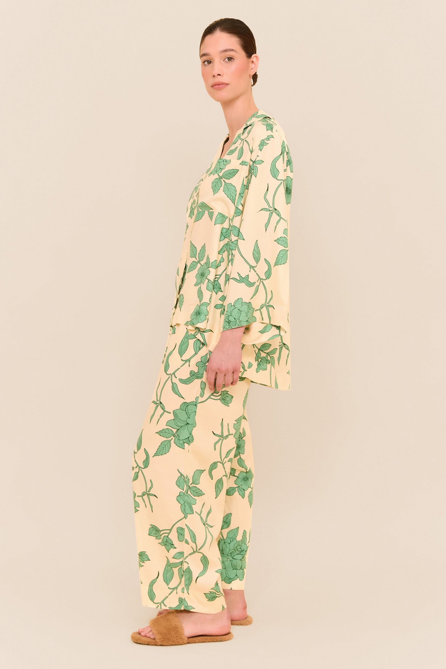 Peta Sleep Set - Long - Twill - Romantic Floral