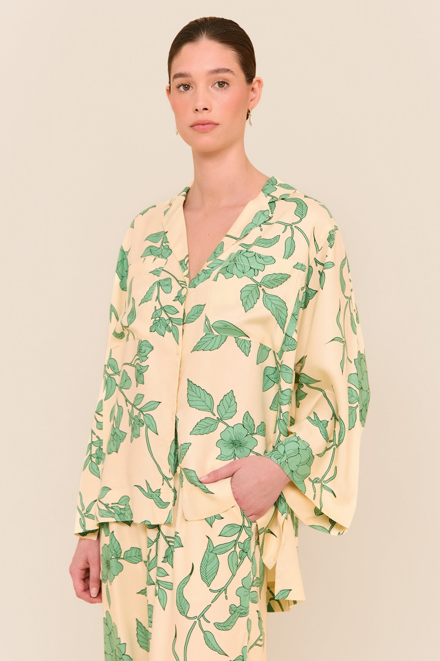 Peta Sleep Set - Long - Twill - Romantic Floral