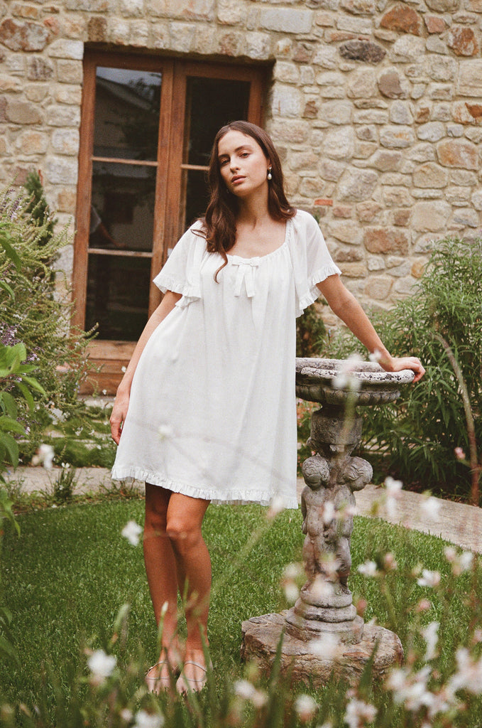 Betty Nightie - Lyocell Batiste - Off White