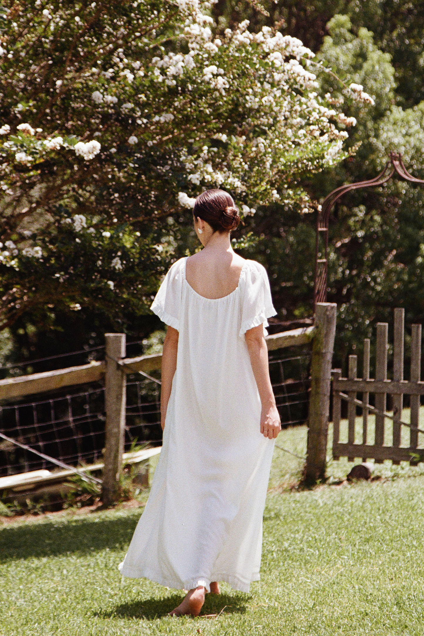 Betty Nightie - Long - Lyocell Batiste - Off White