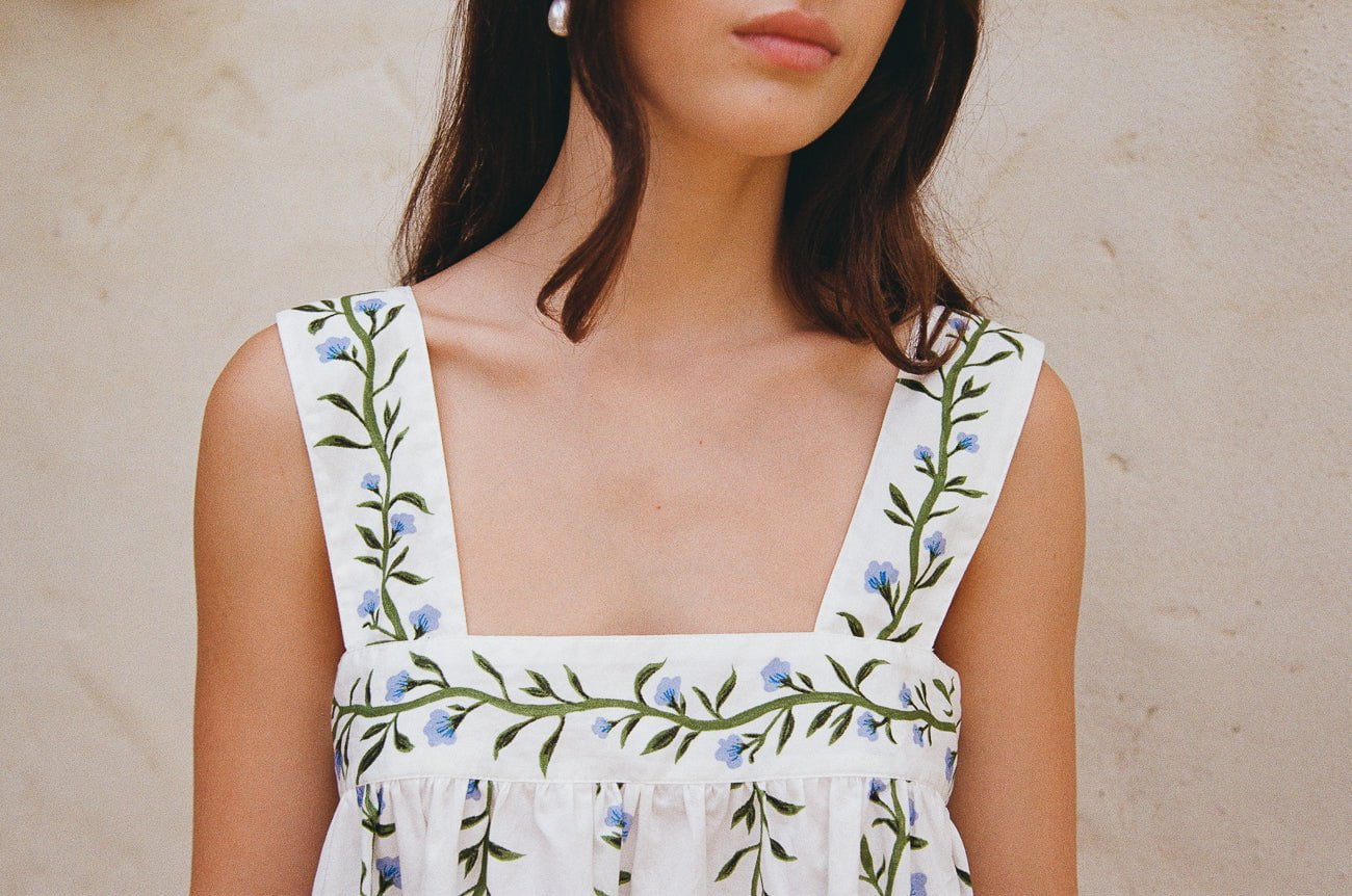 Suzette Sleep Set - Cotton - Vine