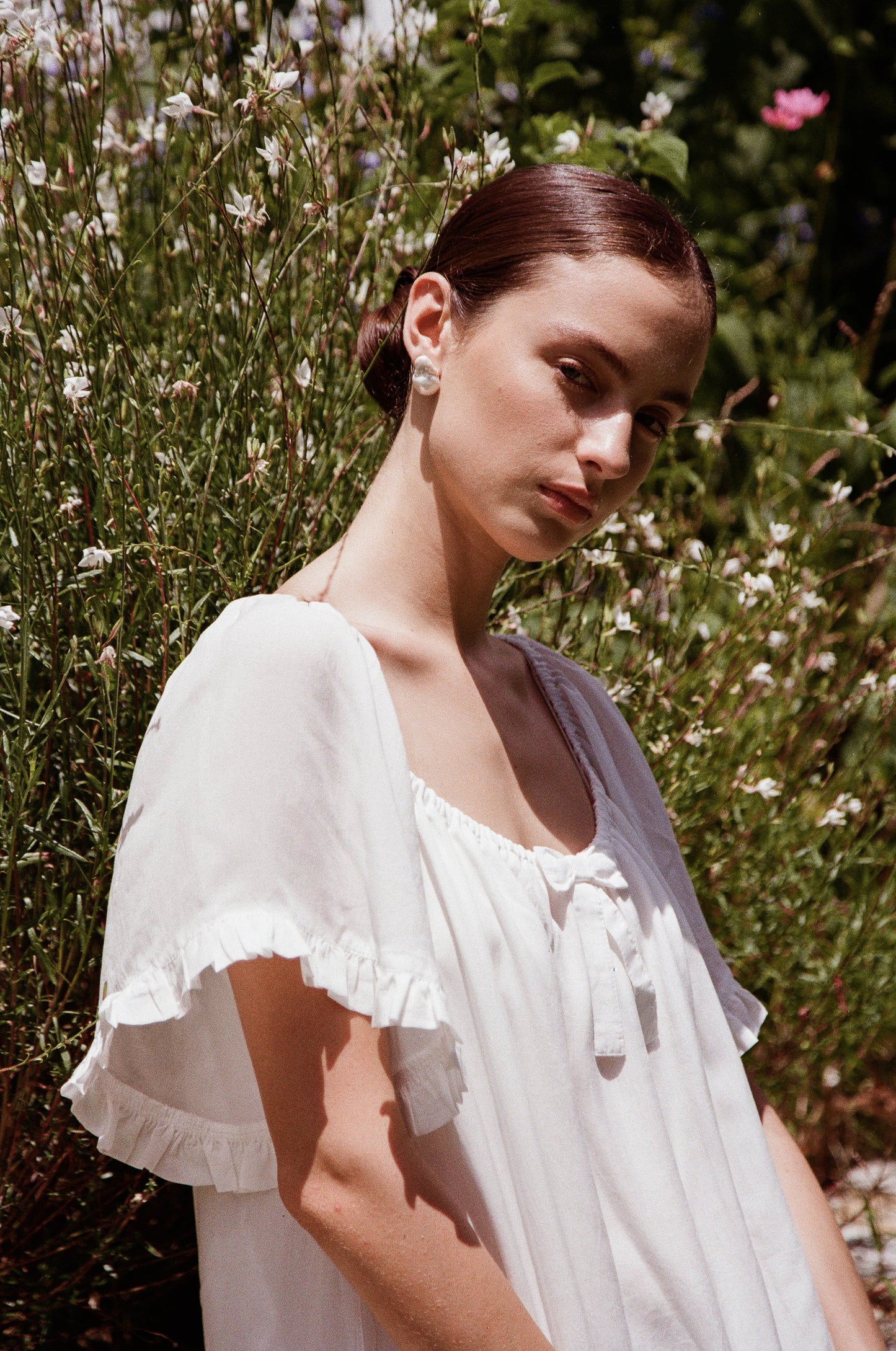 Betty Nightie - Long - Lyocell Batiste - Off White