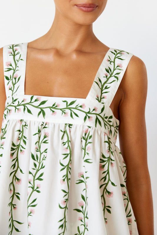 Suzette Sleep Set - Cotton - Vine Pink