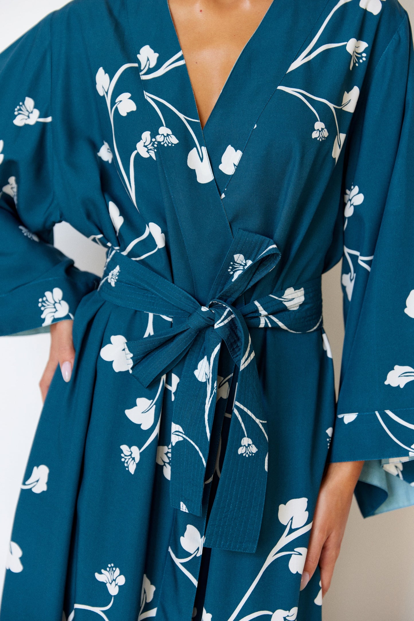 Alice Kimono Robe - Long - ECOVERO™ - Sweet Pea