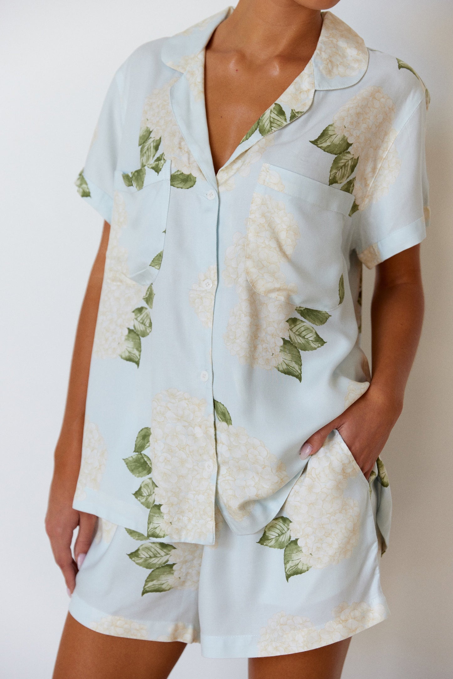 Abigail Sleep Set - ECOVERO™ - Heirloom Hydrangea