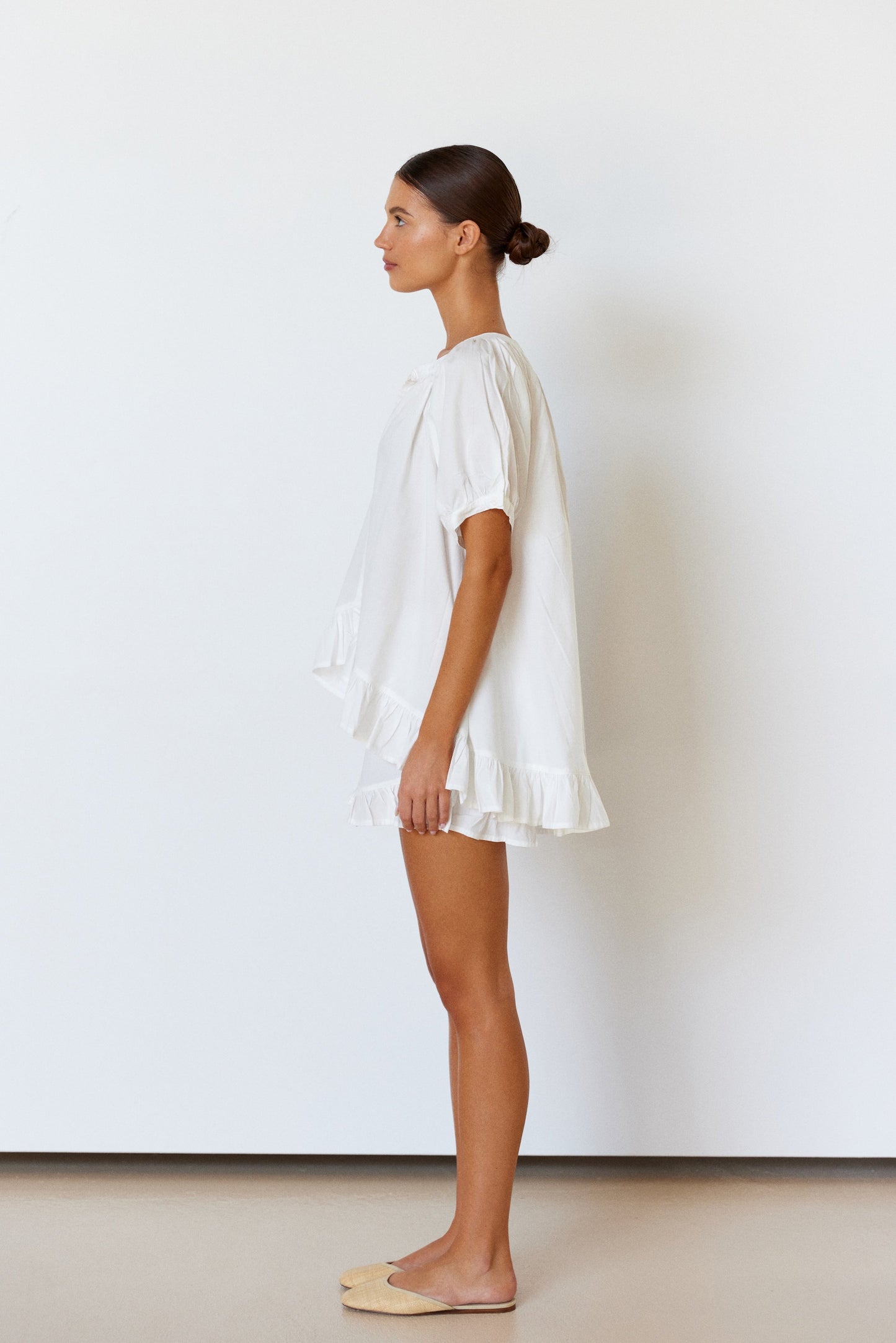 Sophie Sleep Set - Cotton Modal - Off White