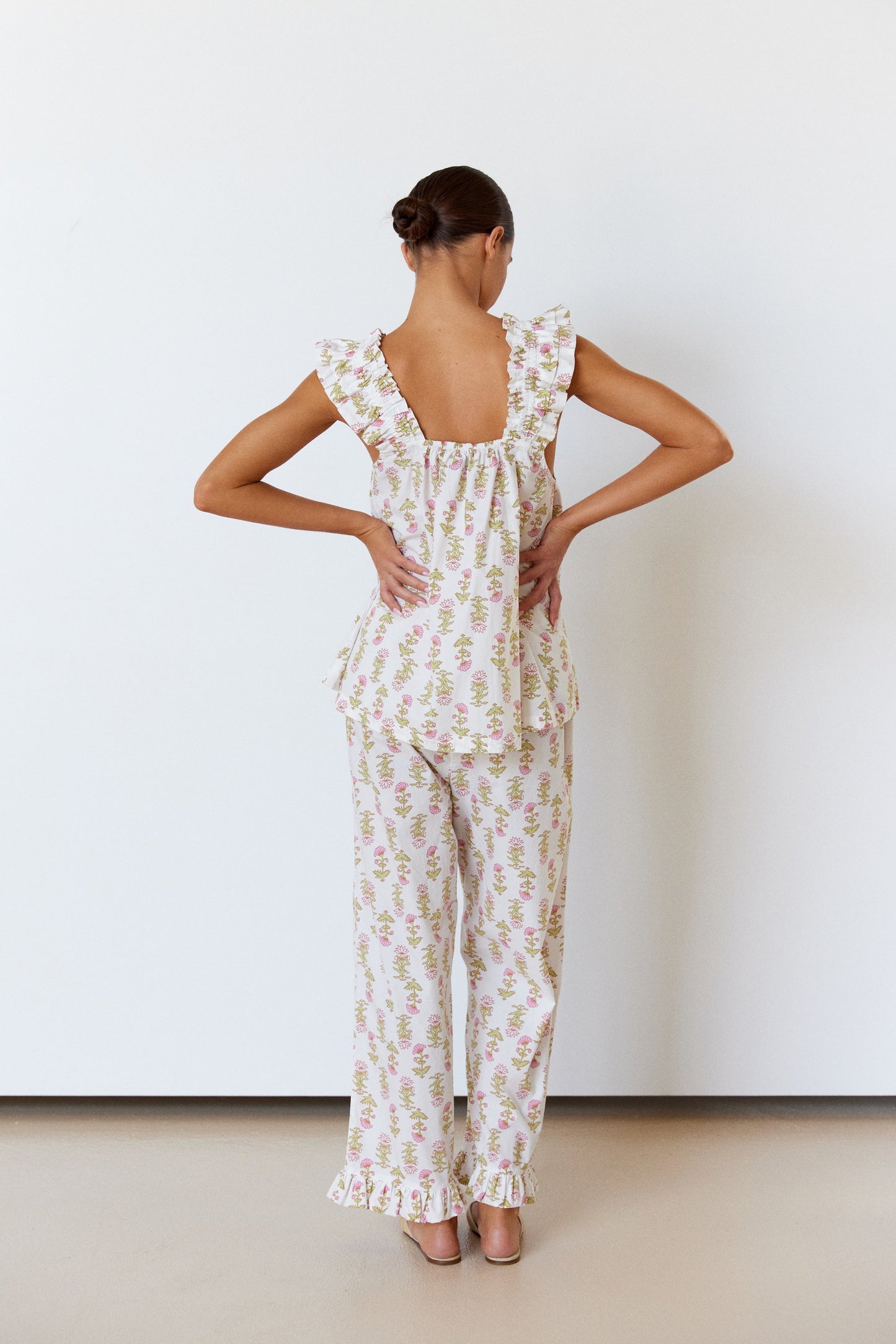 Nicolette Sleep Set - Pants - Lotus Flower