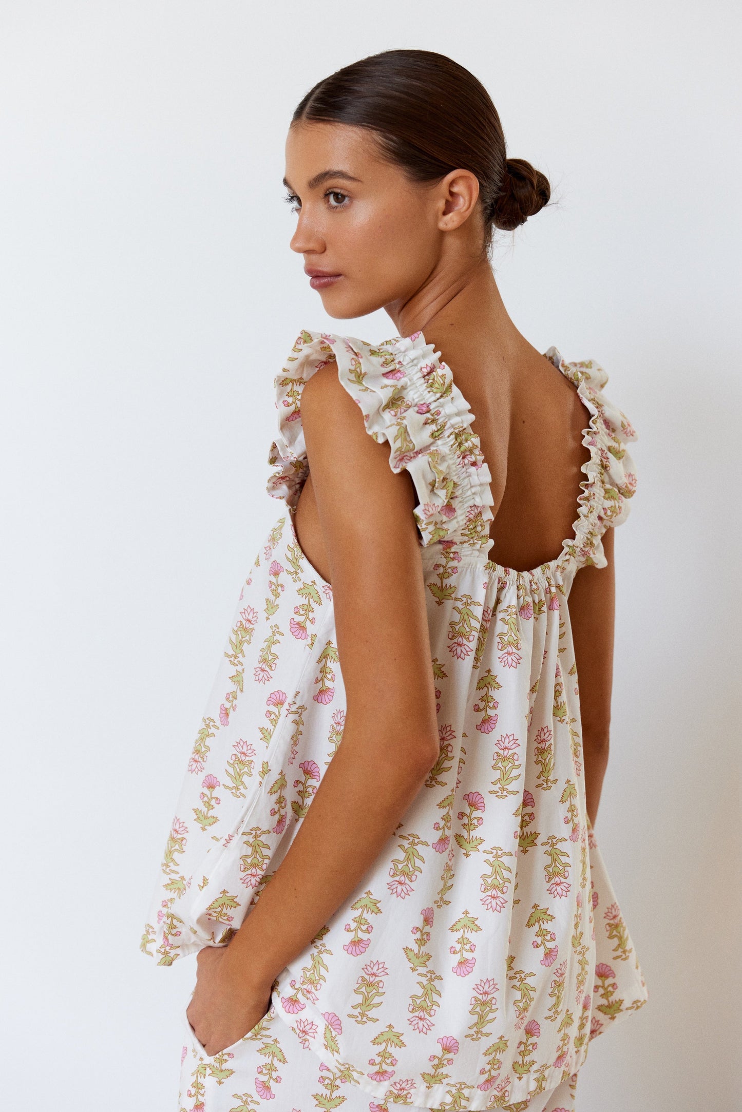 Nicolette Sleep Set - Pants - Lotus Flower