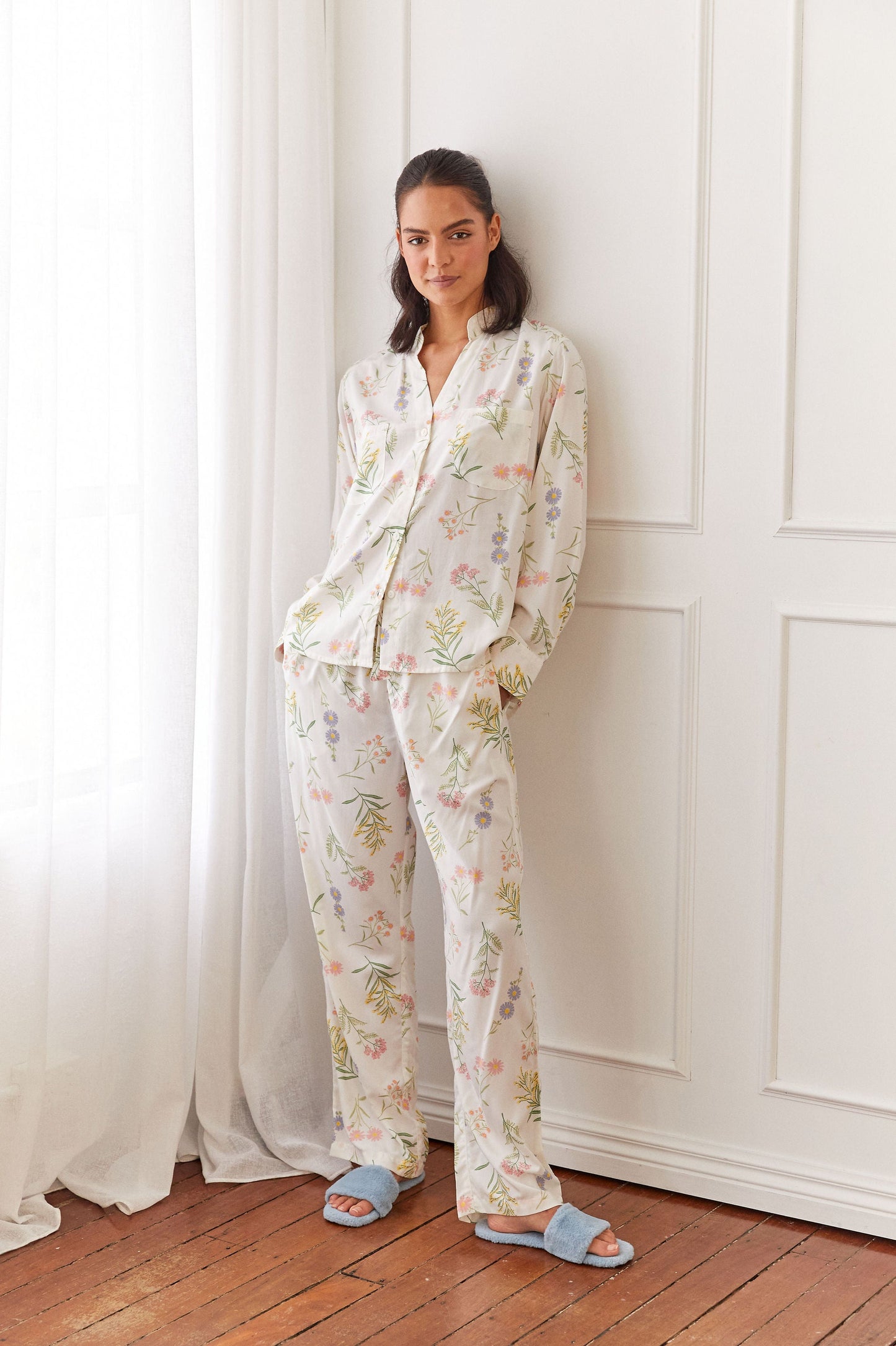Maggie Pyjama Set - Long - Wild Flower