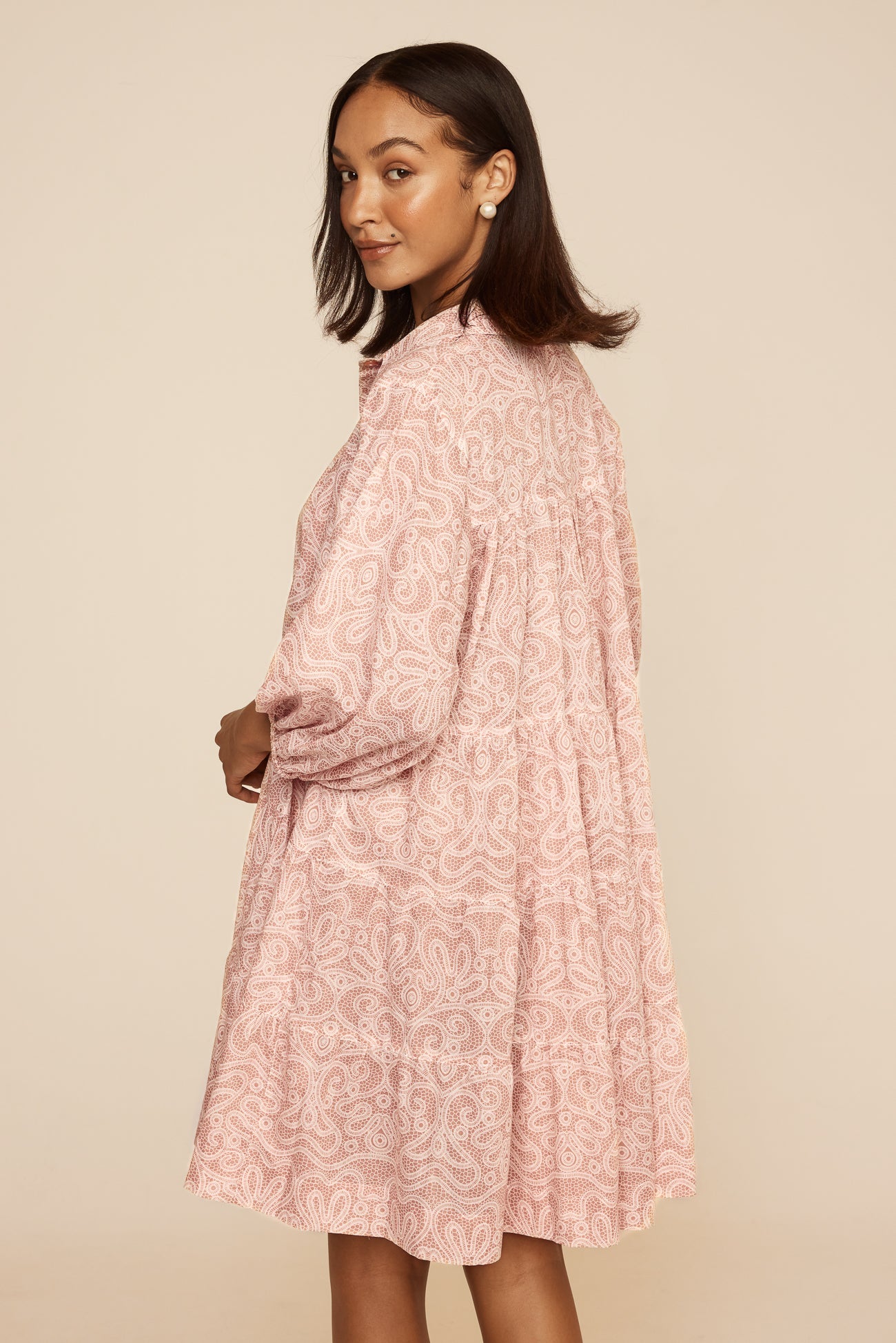 Phoebe Cover-Up - Cotton Voile - Lace