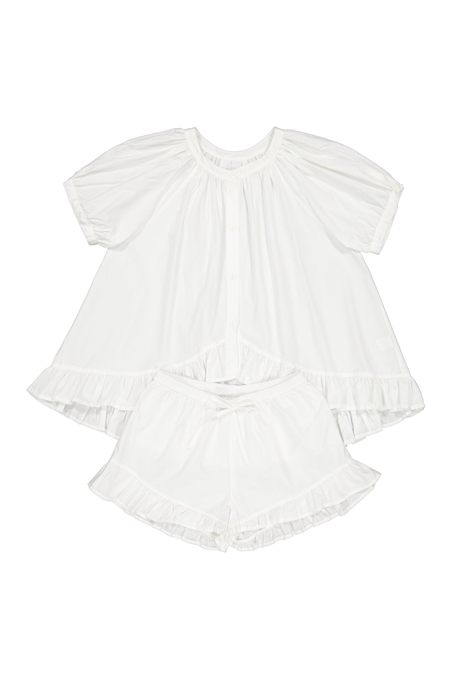 Sophie Sleep Set - Cotton Modal - Off White