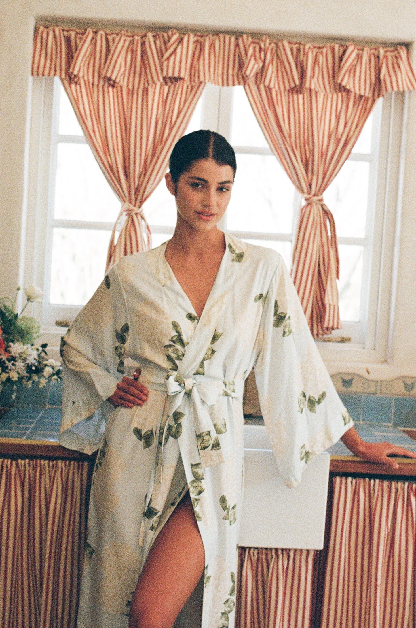 Alice Kimono Robe - ECOVERO™ - Heirloom Hydrangea