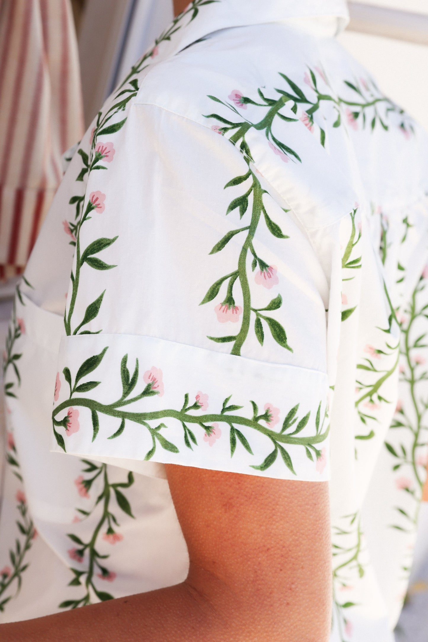 Emily Sleep Set - Cotton - Vine Pink