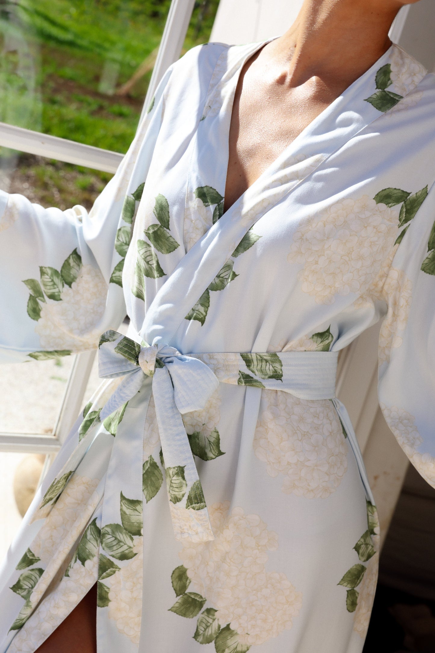 Alice Kimono Robe - ECOVERO™ - Heirloom Hydrangea