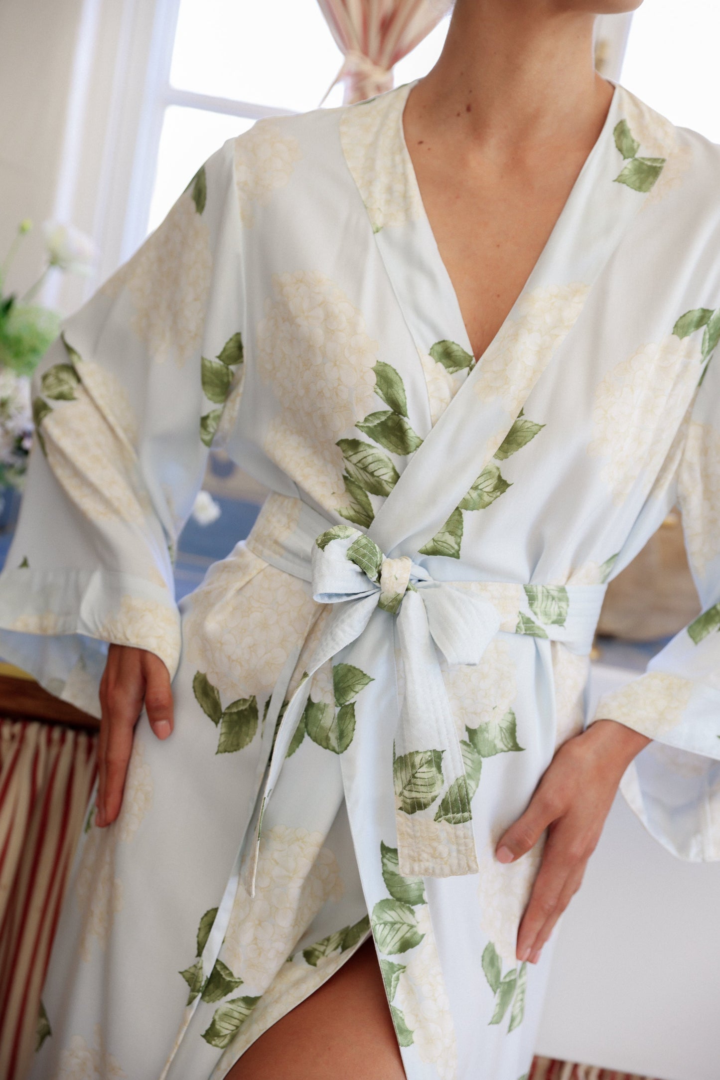 Alice Kimono Robe - ECOVERO™ - Heirloom Hydrangea