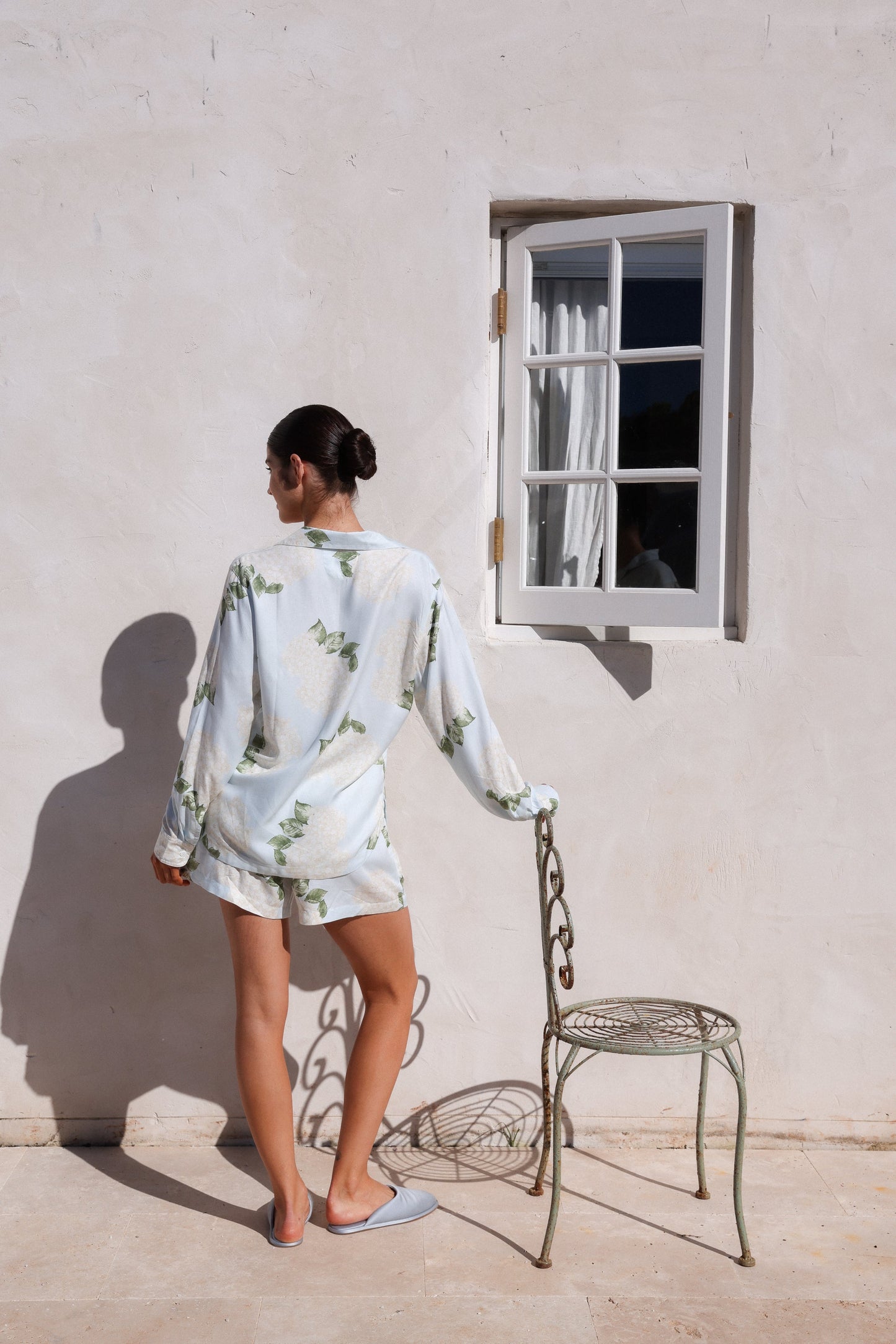 Abigail Sleep Set - Long Sleeve - ECOVERO™ - Heirloom Hydrangea