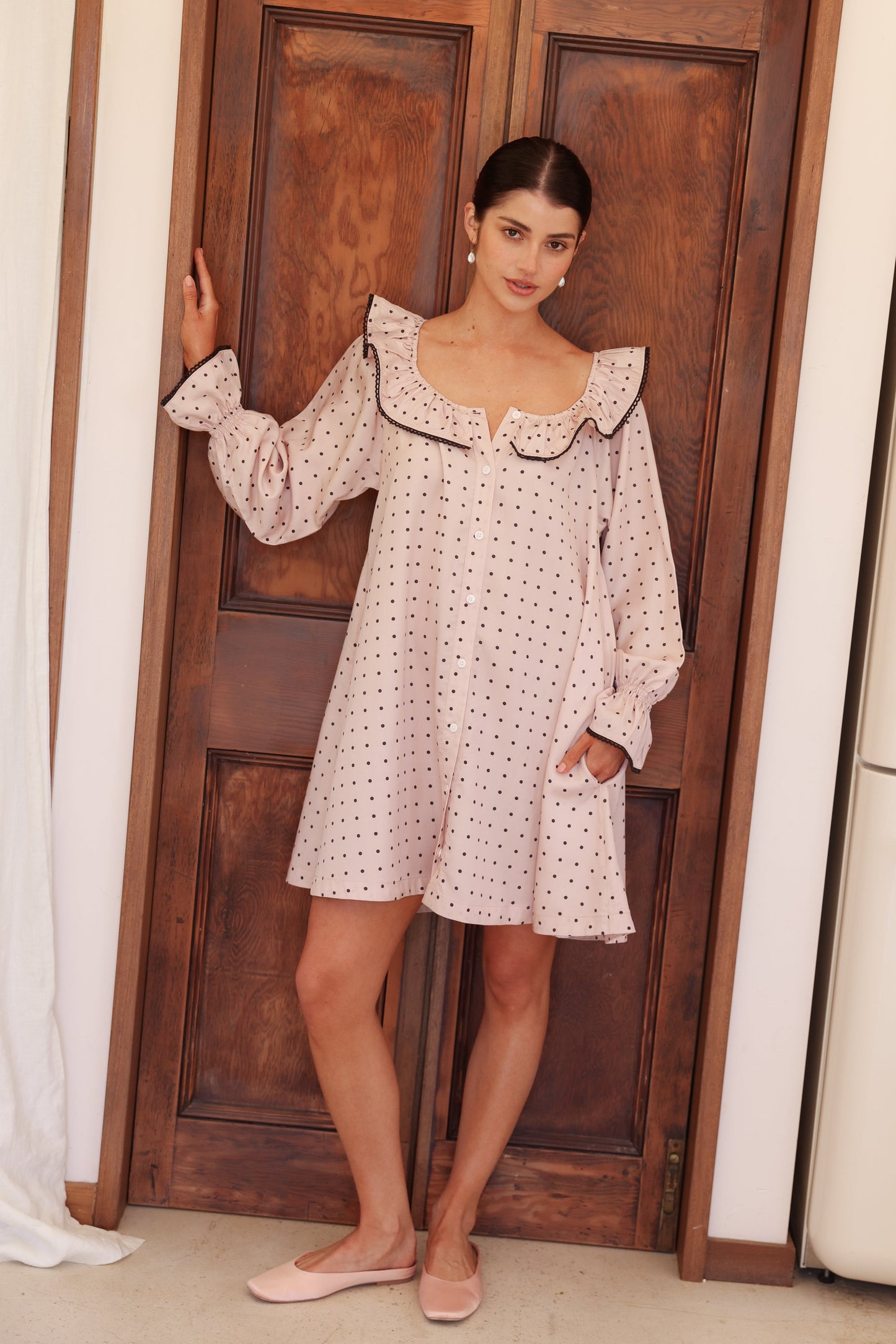Jemima Nightie - TENCEL™ Lyocell - Dot
