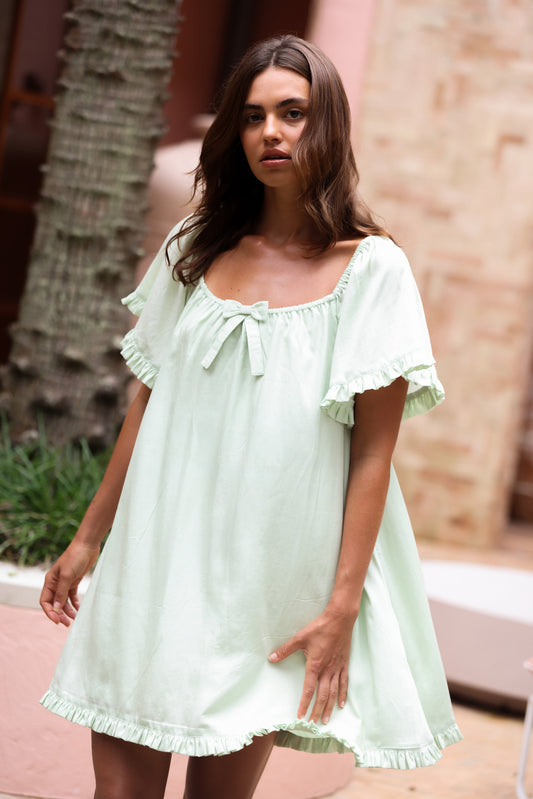 Betty Nightie - 100% Lyocell - Mint