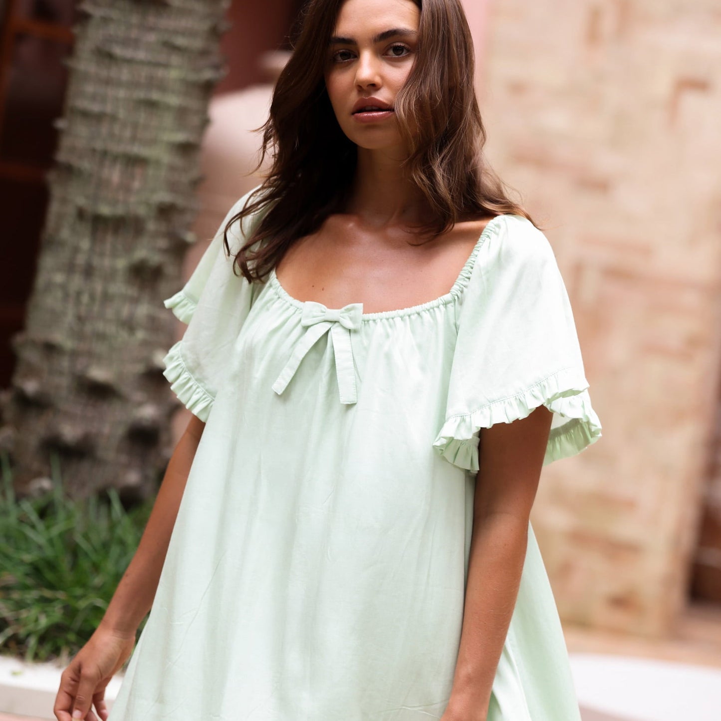 Betty Nightie - 100% Lyocell - Mint