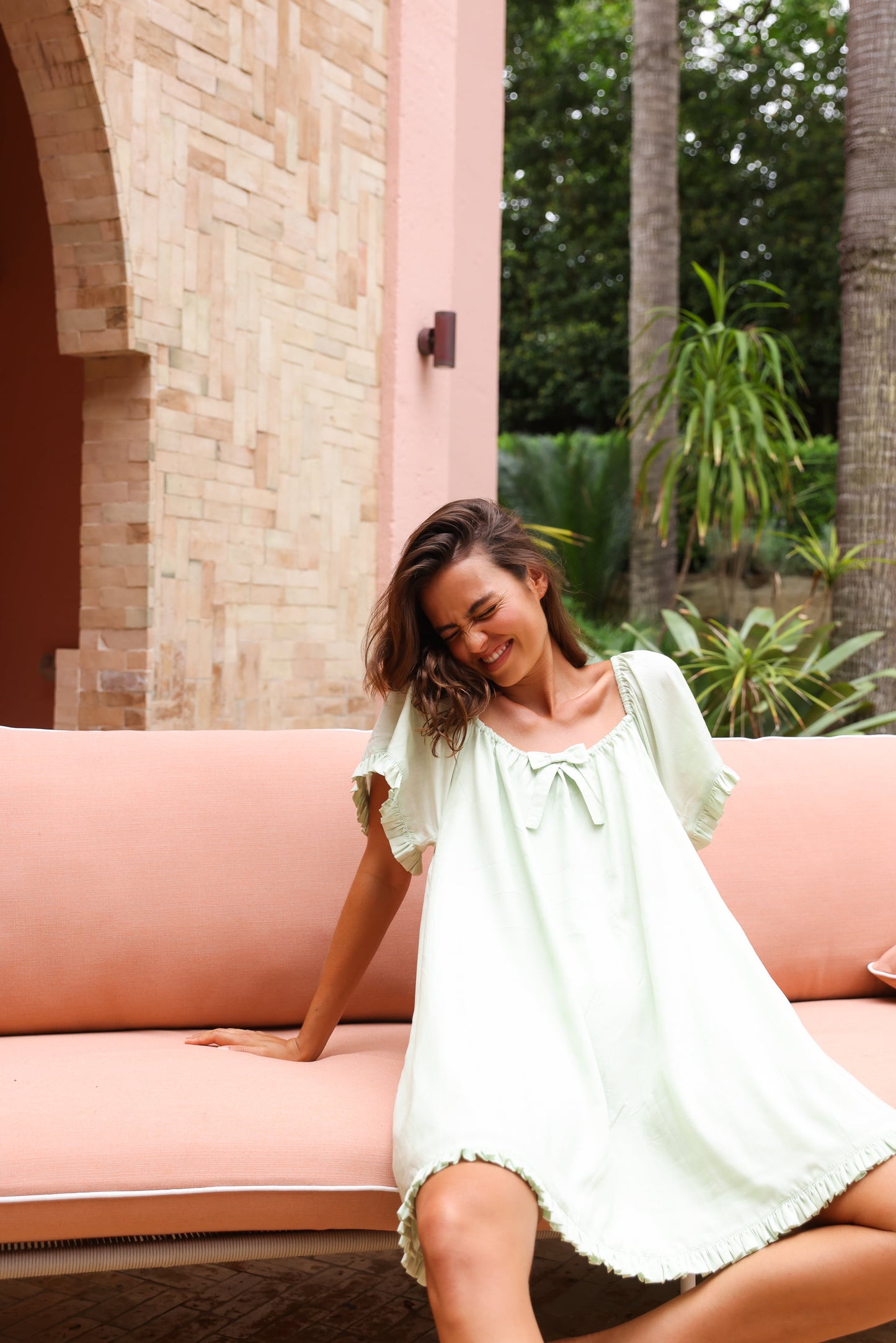 Betty Nightie - 100% Lyocell - Mint