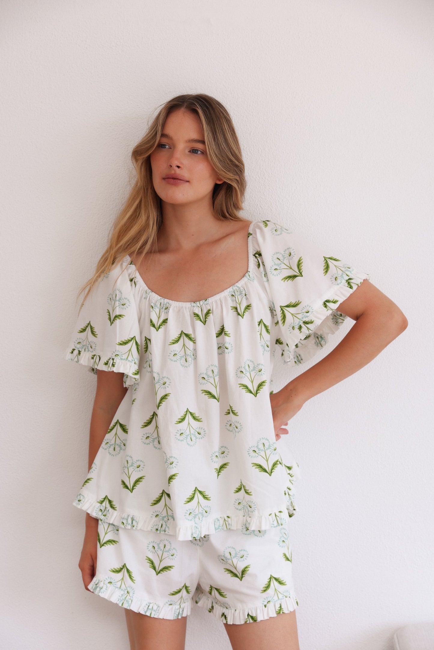 Betty Lounge Set - Cotton Modal - Dandelion