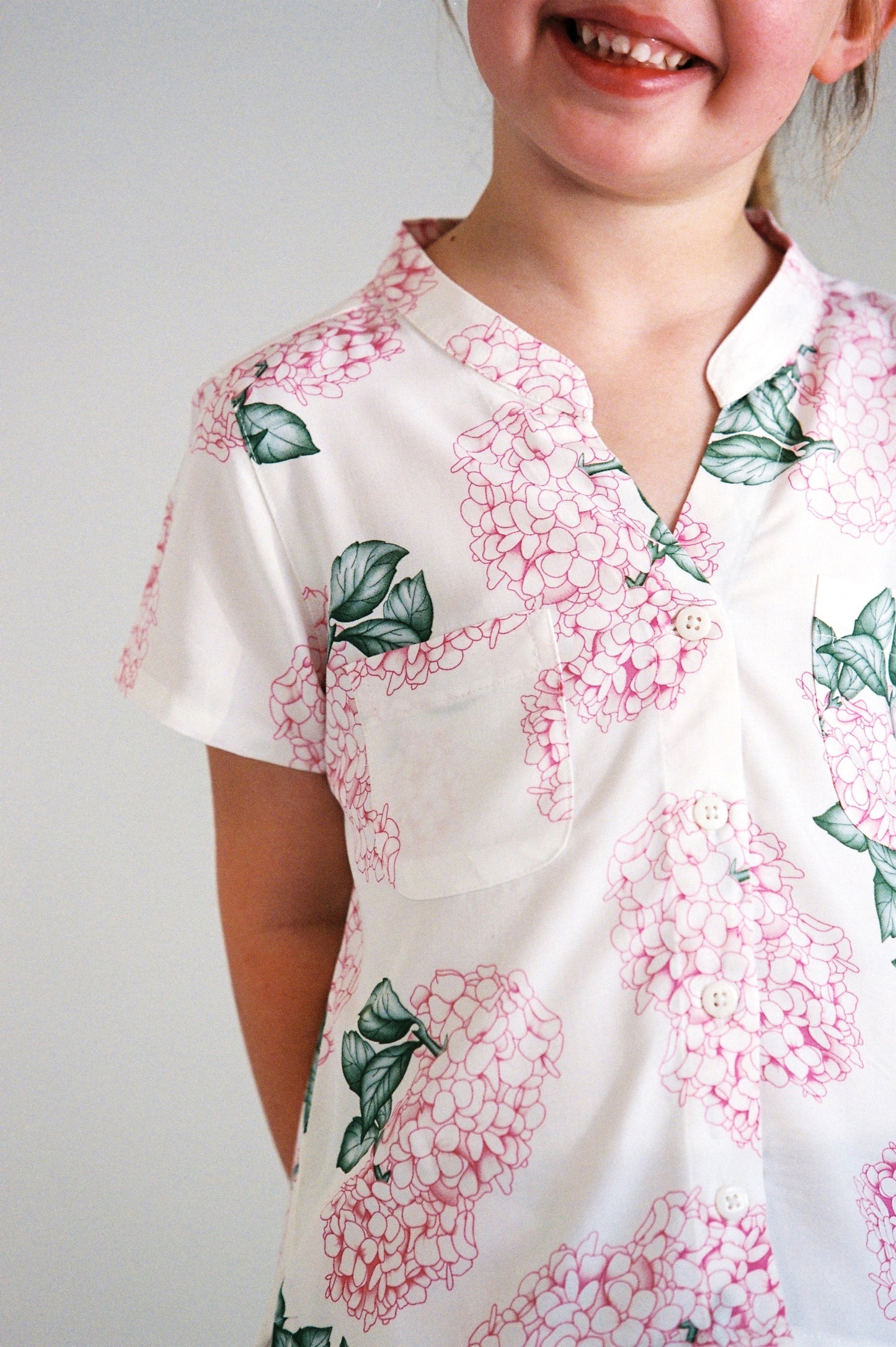 Girls Maggie Pyjama Set - ECOVERO™ - Hydrangea Pink