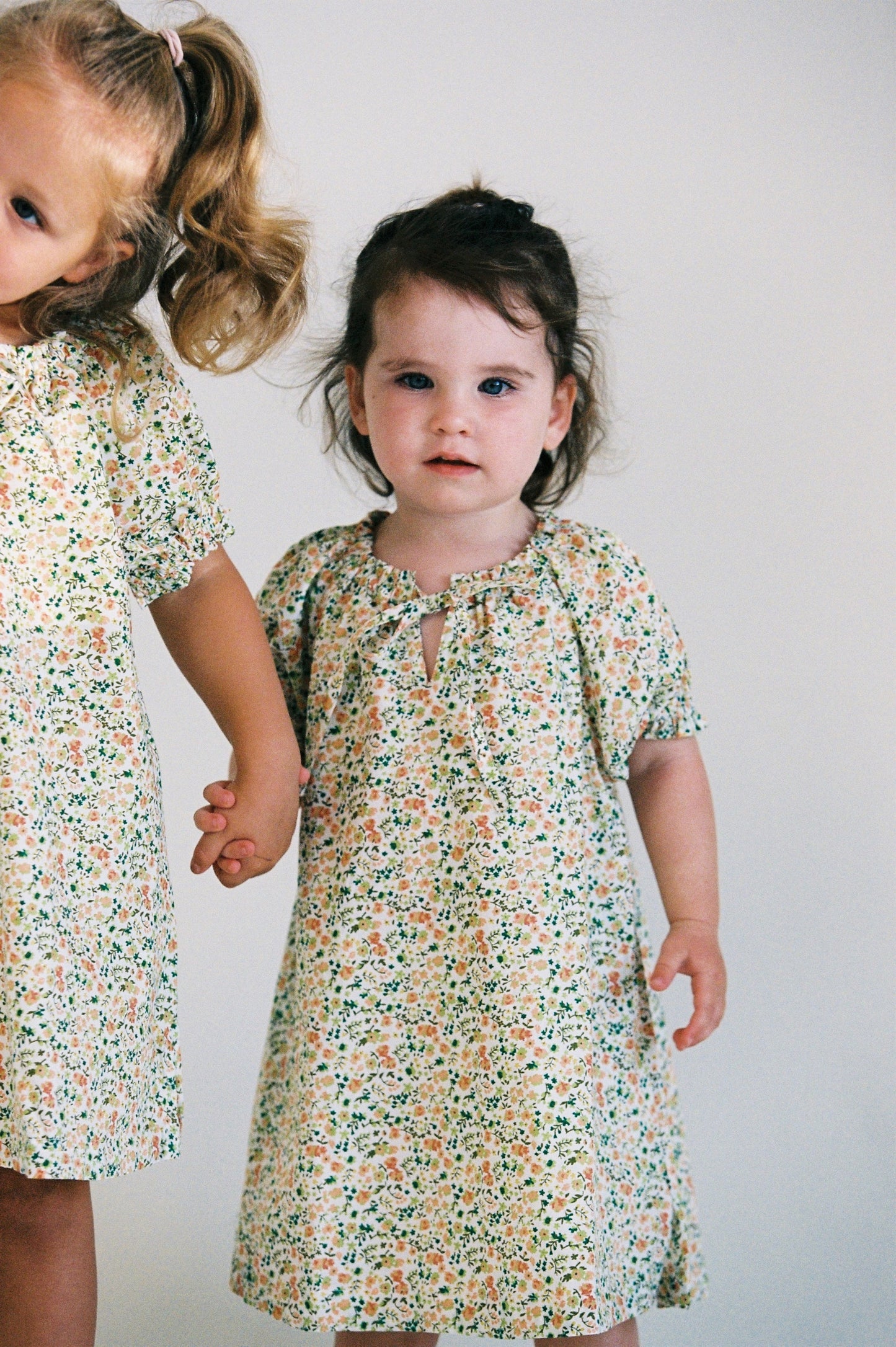 Girls Molly Lounge Dress - Cotton - Floret Green