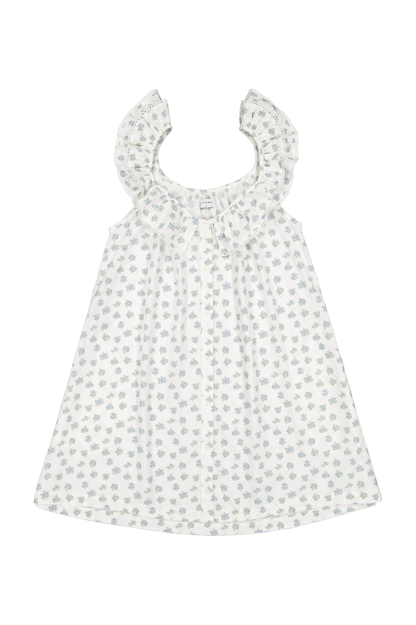 Romy Nightie - Cotton Modal - Meadow Blue